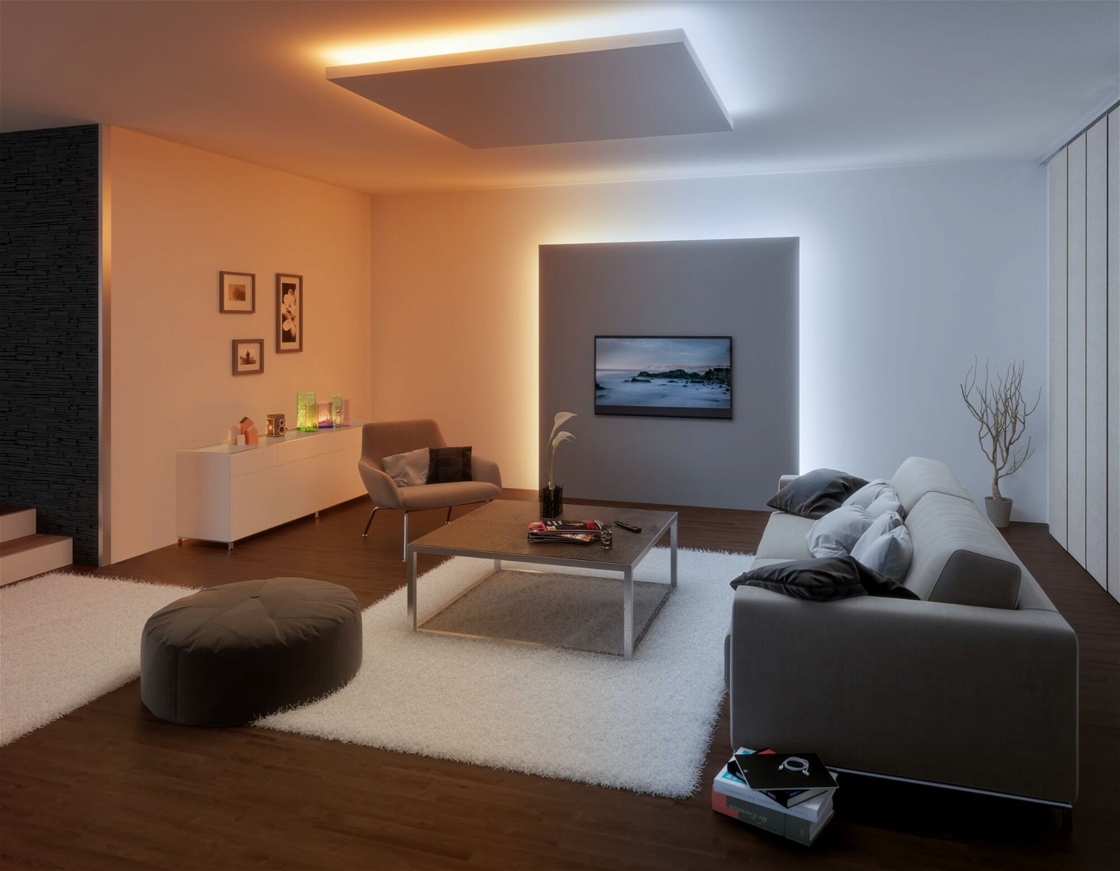 Paulmann LED-Streifen »MaxLED 500 Stripe 2,5m Cover 2700K-6500K 16W 24V Silber Kunststoff«, 1 St.-flammig, IP44 TunableWhite