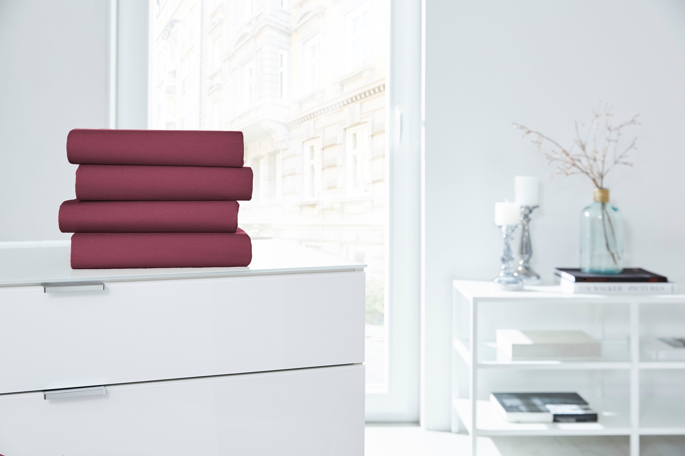Primera Spannbettlaken »Elasthan-Feinjersey Split Topper«, in Premium Qualität