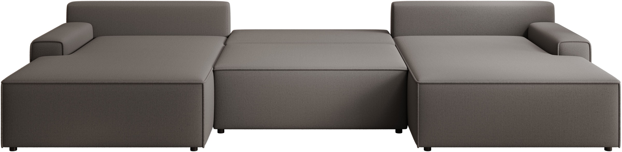 TRENDMANUFAKTUR Wohnlandschaft »Challenge, Schlafsofa mit Bettkasten, Couch in U-Form, Breite 333 cm« XXL Sofa mit Bettkasten & Schlaffunktion, auch in trendigem Cordstoff