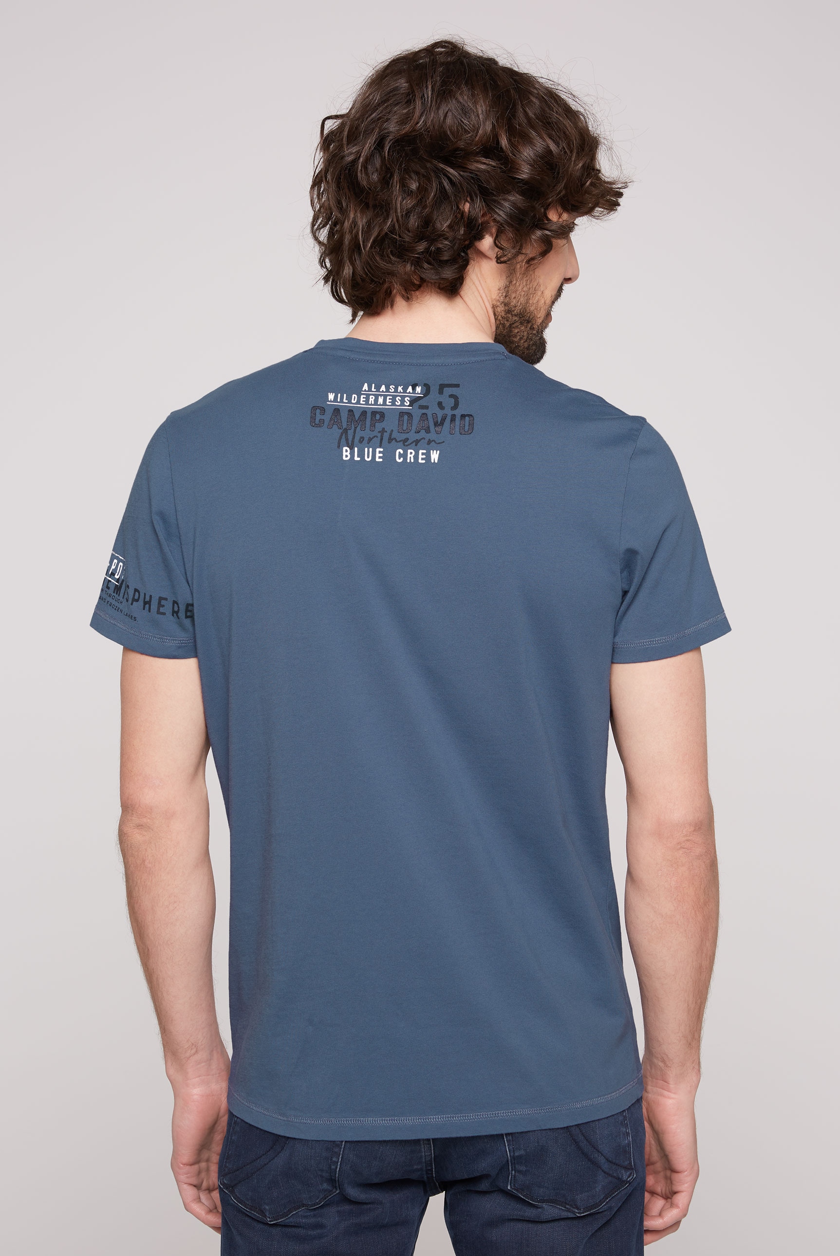 CAMP DAVID T-Shirt, mit Logo-Artworks