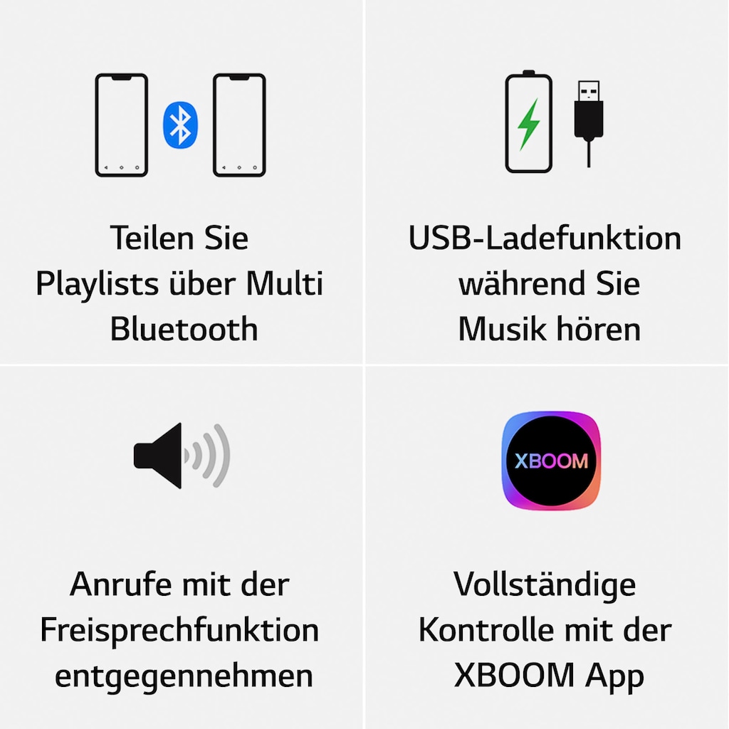 LG Bluetooth-Lautsprecher »XBOOM Go PL7«