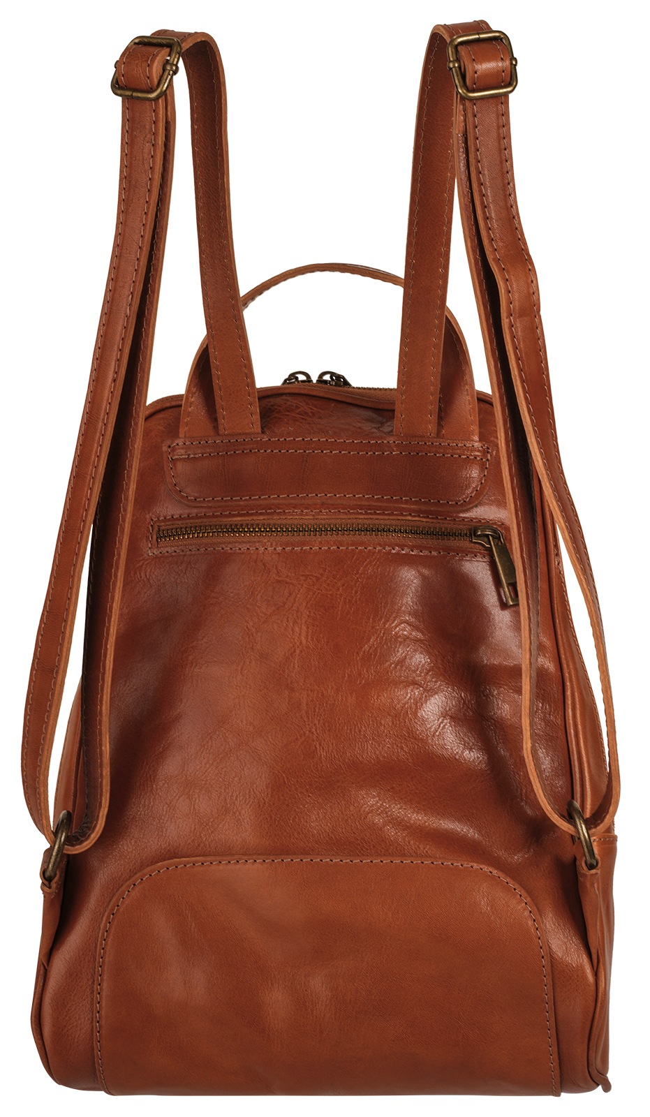 Piké Tagesrucksack, echt Leder, Made in Italy