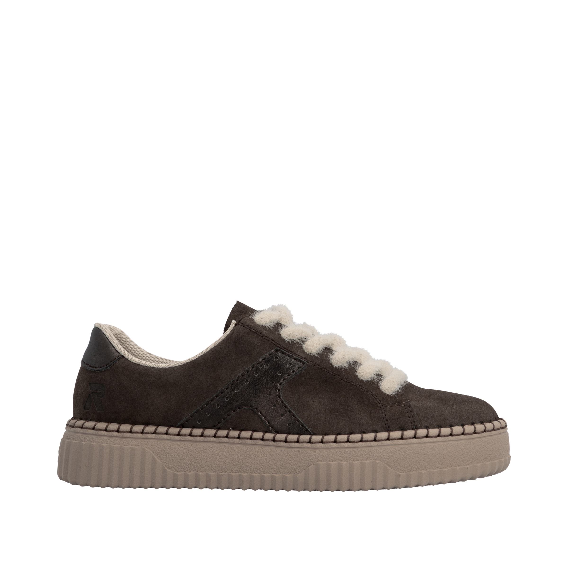 Rieker Plateausneaker  Halbschuh, Schnürschuh mit gepolsterter Innensohle