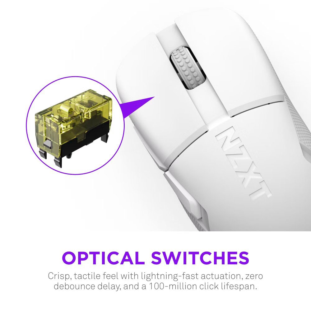 NZXT Gaming-Maus »Lift Elite Wireless«, Funk-kabelgebunden