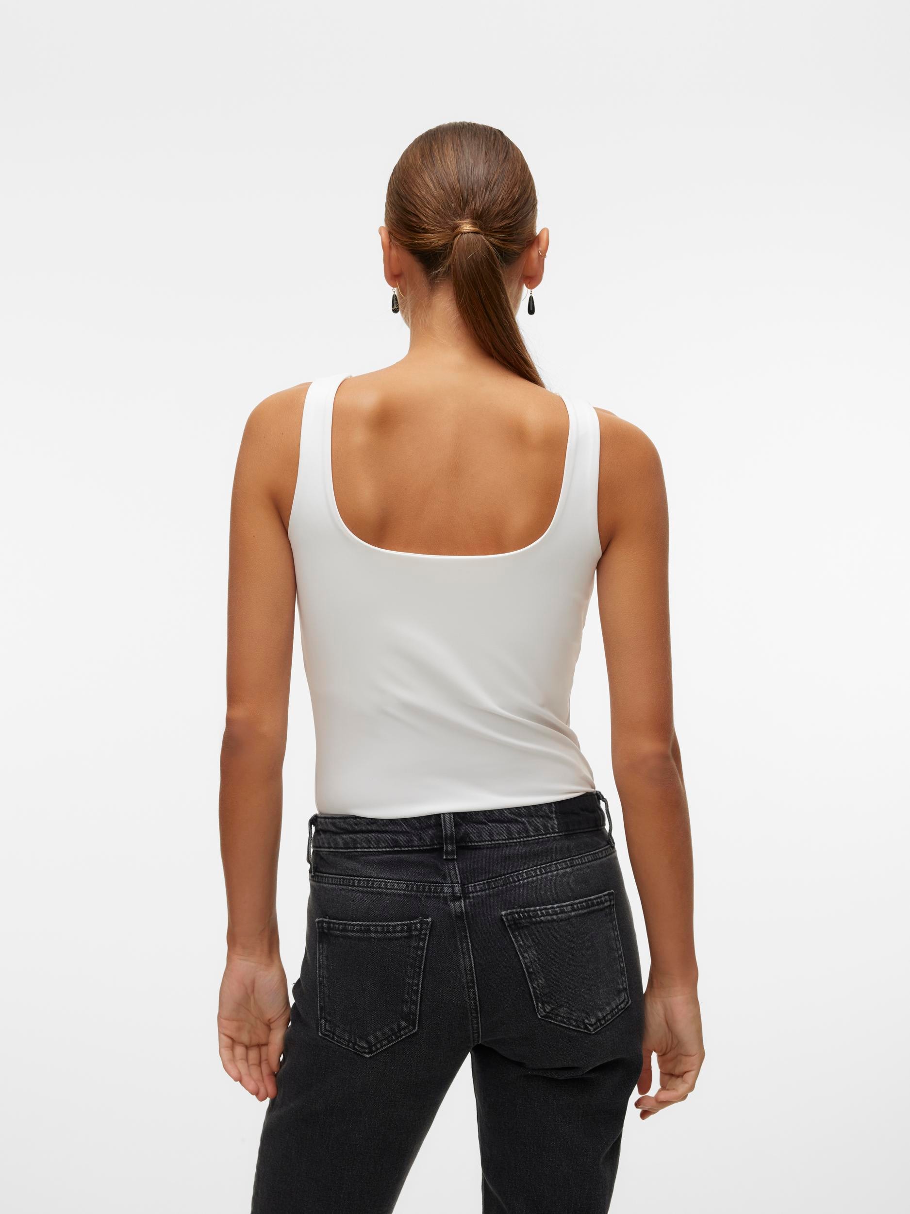 Vero Moda T-Shirt »VMMILLION SL SQUARE TOP 2-WAY JRS NOOS«