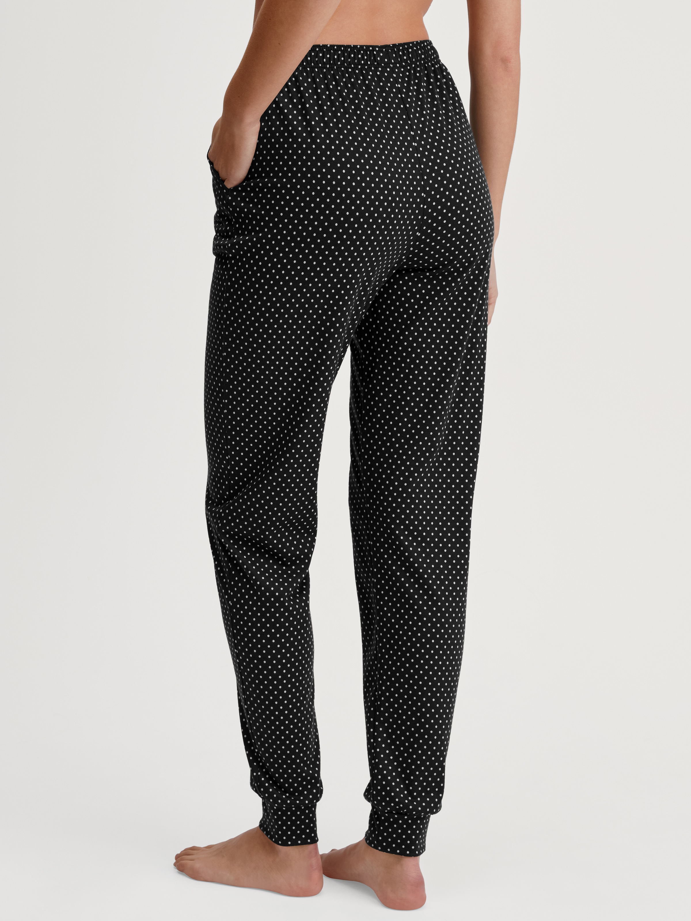 CALIDA Pyjamahose »Favourites Journey«, gepunktet, seitliche Taschen