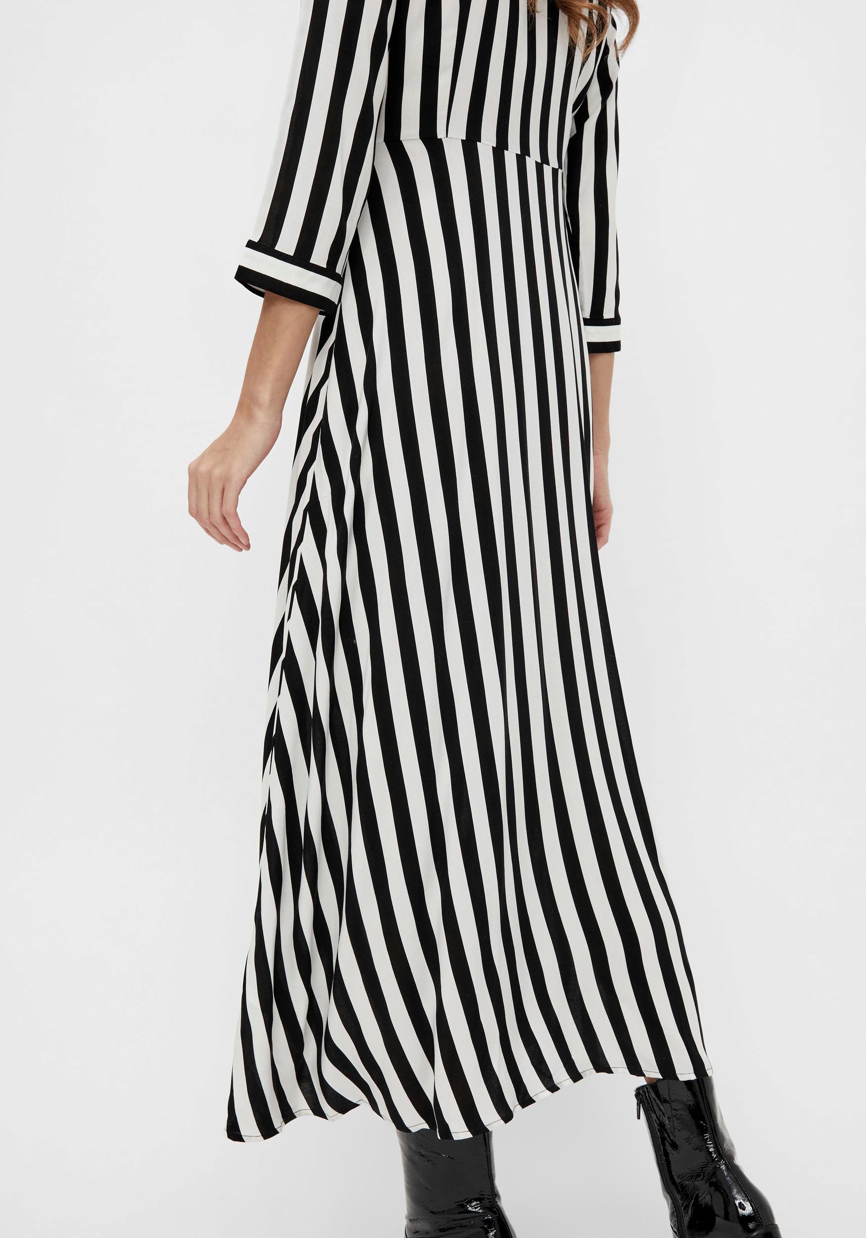 Y.A.S Hemdblusenkleid »YASSAVANNA LONG SHIRT DRESS«, Sommerkleid, mit 3/4 Ärmel
