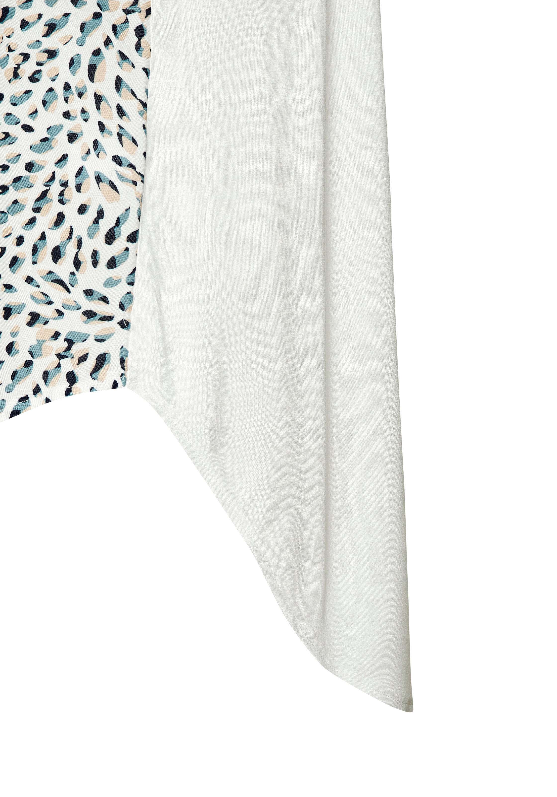 Beachtime Longshirt aus Materialmix