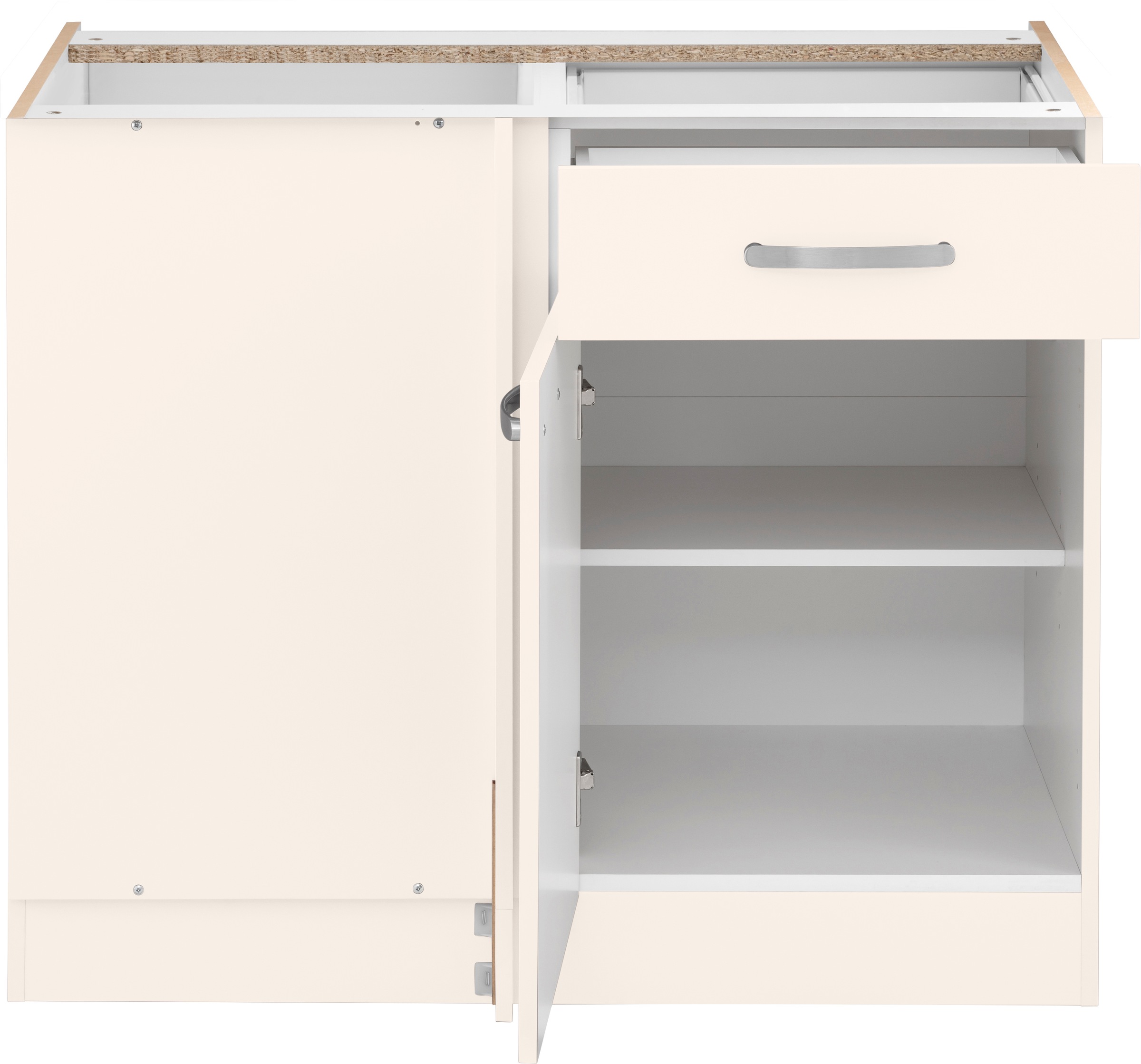 wiho Küchen Eckunterschrank »Kansas«, 100 cm breit, Planungsmaß 110 cm, ohne Arbeitsplatte