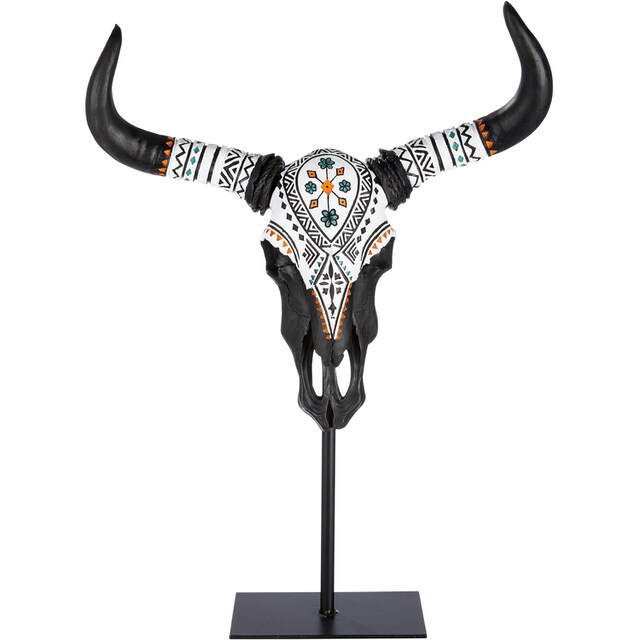Casablanca by Gilde Dekofigur »Skulptur Stier Native, schwarz«, schwarz auf  Raten kaufen