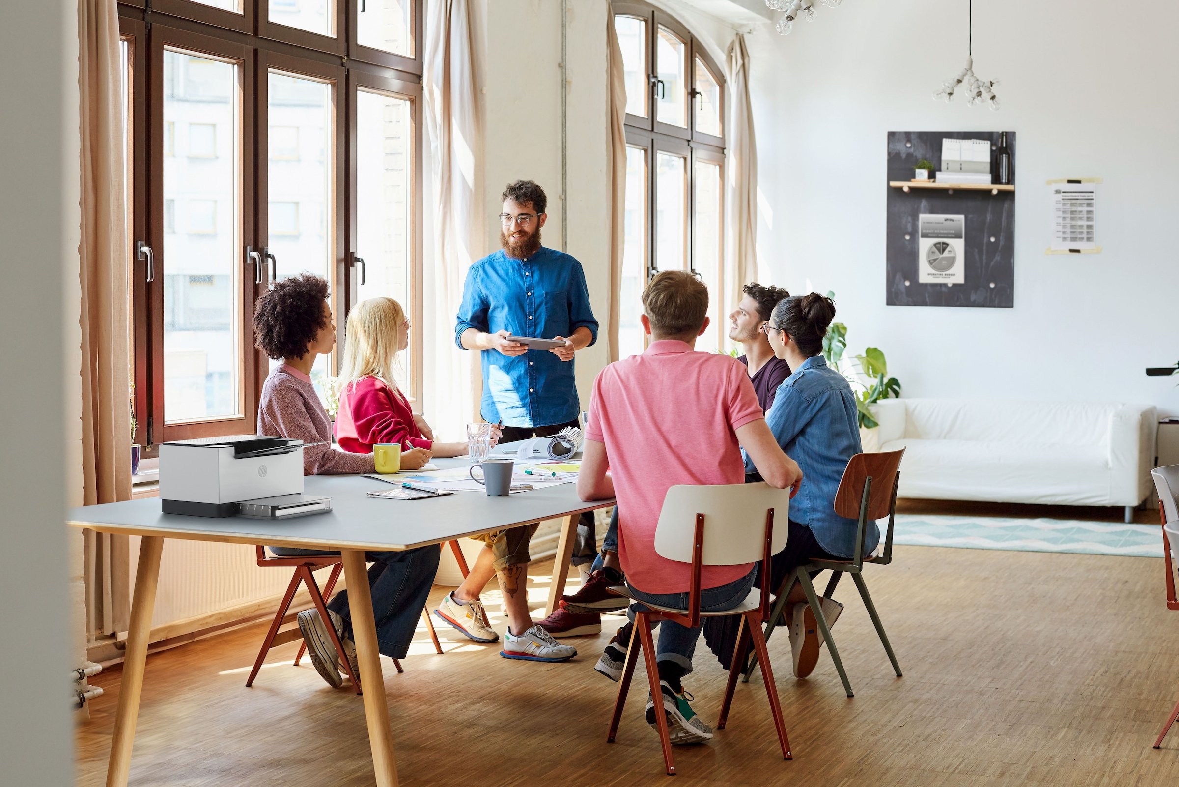 HP Schwarz-Weiß Laserdrucker »LaserJet M209d« HP Instant Ink kompatibel