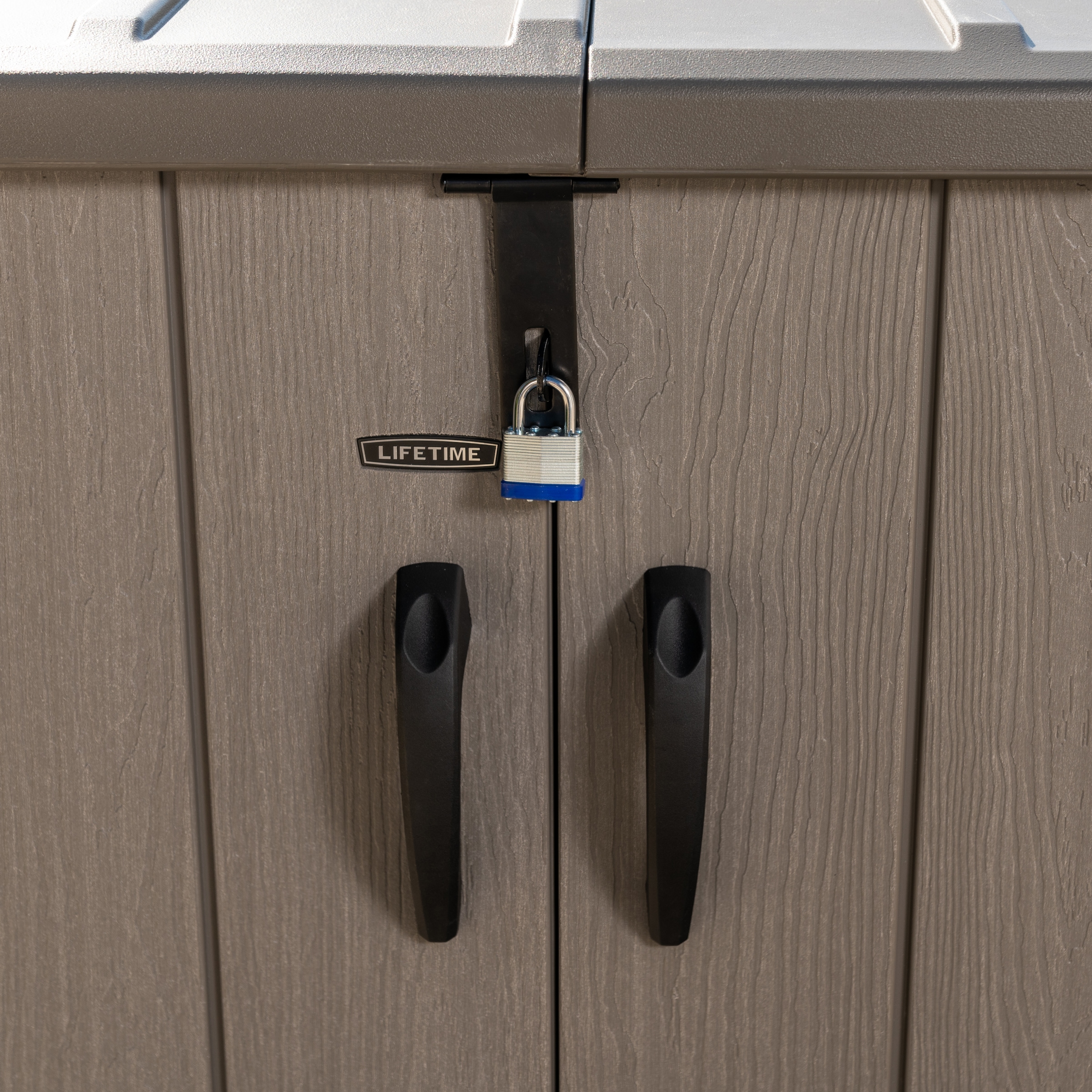 Lifetime Mülltonnenbox »Geräteschrank Greg« Platz für 3 Mülltonnen je 240 L, BxHxT: 191x108x132 cm
