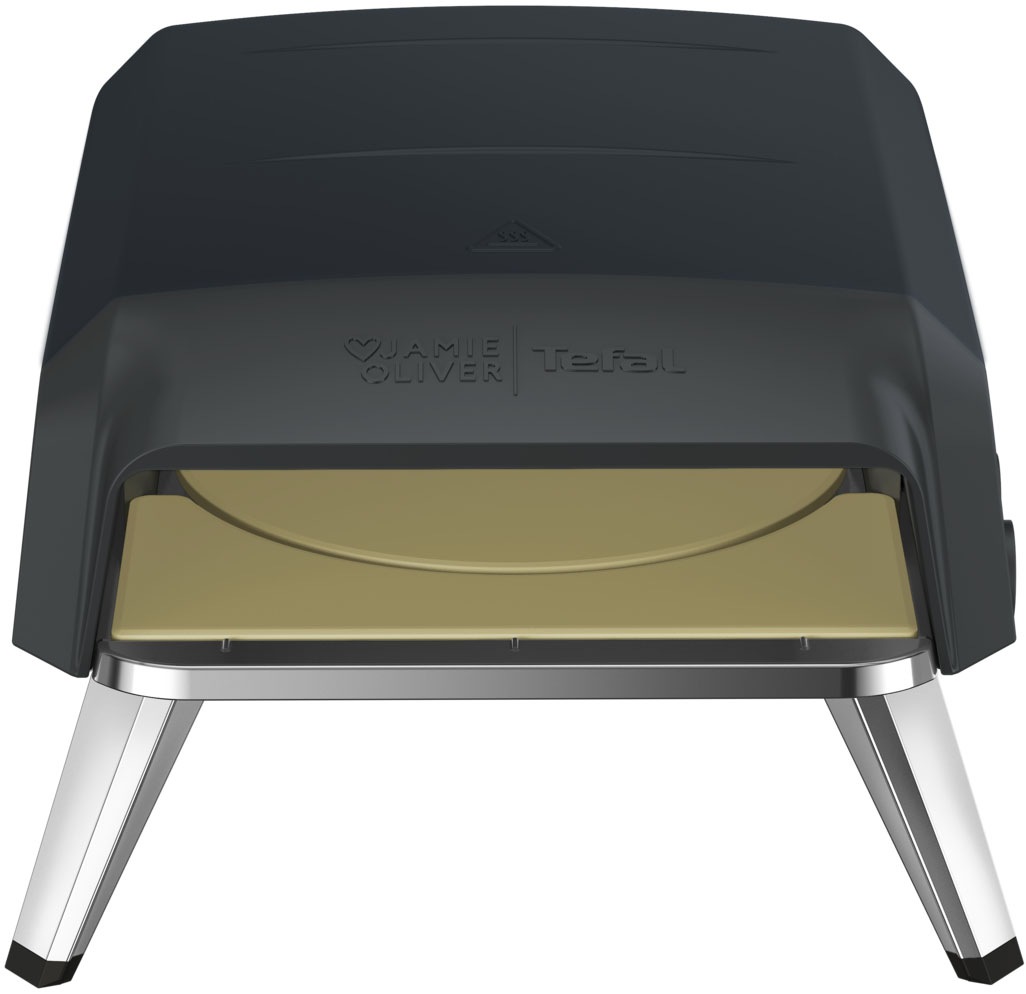 Tefal Pizzaofen »Jamie Oliver by Tefal Pizza Pronto, kompakter Gaspizzaofen für Zuhause«, 360° drehender Pizzastein, bis zu 400 °C, inkl. Pizzaschaufel, JM4168