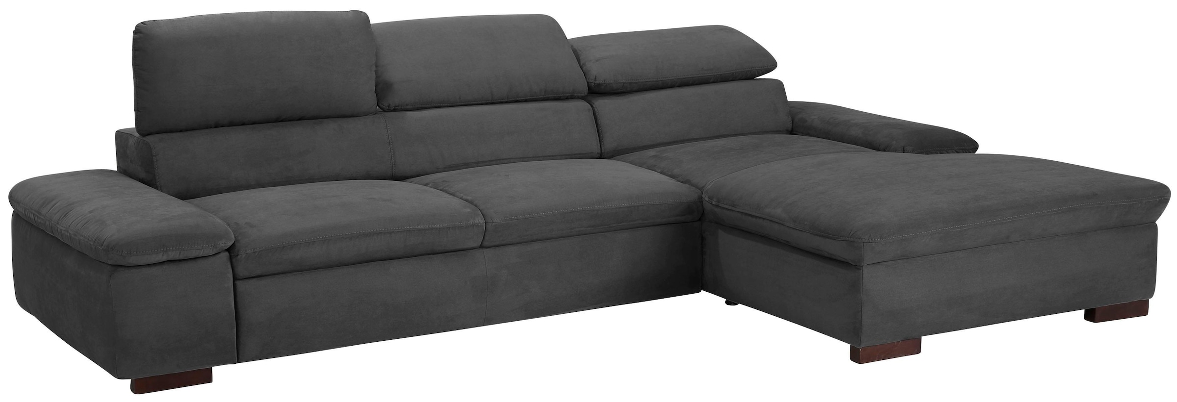 Home affaire Ecksofa »Alberto L-Form«, mit Kopfteilverstellung, wahlweise mit Bettfunktion