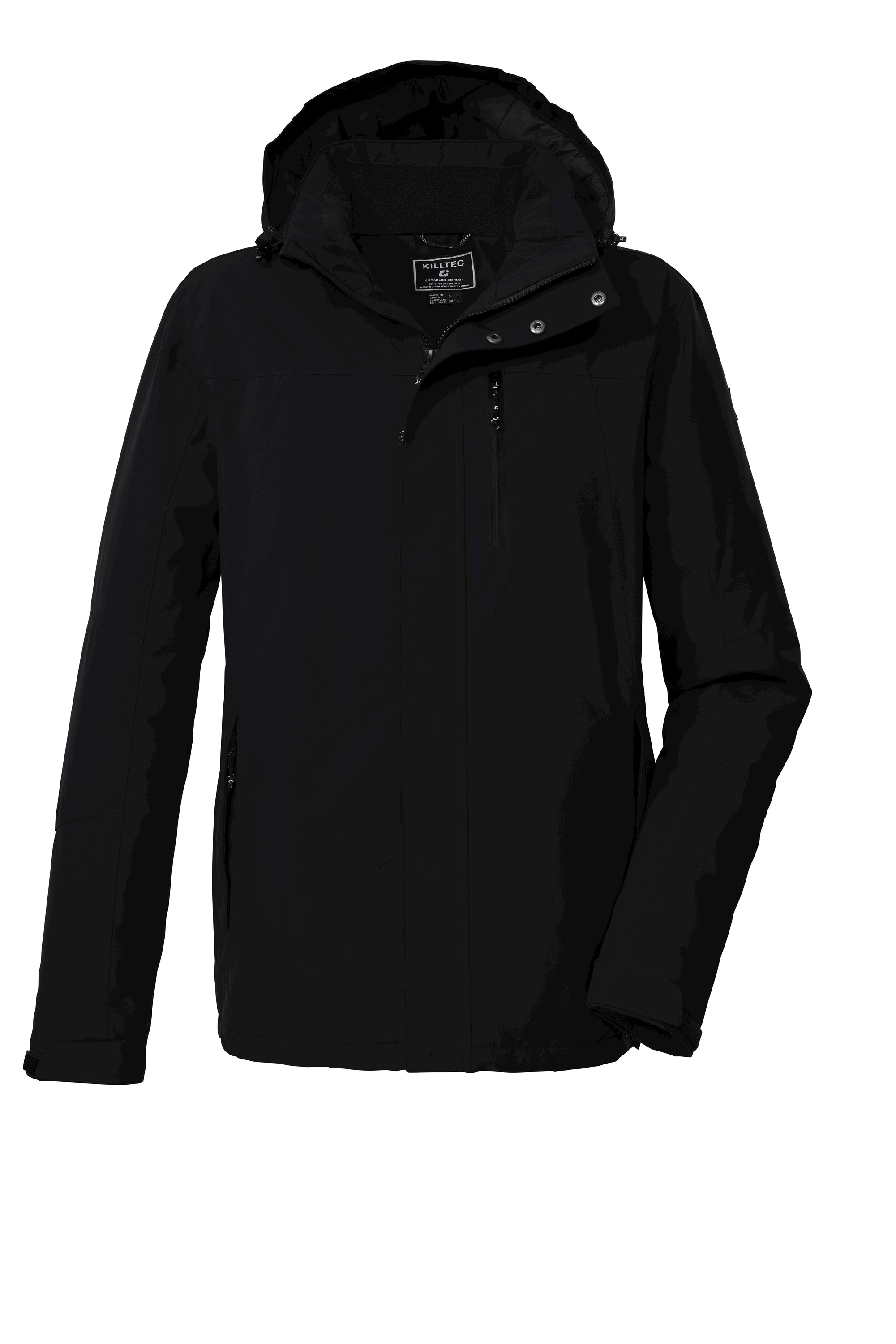 Killtec Outdoorjacke »KOW 90 MN JCKT« mit verstellbarer und abnehmbarer Kapuze, atmungsaktiv