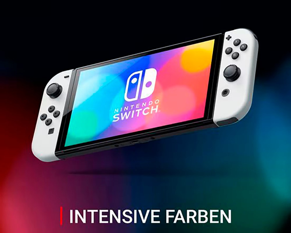 Nintendo Switch Konsolen-Set »OLED weiß inkl. Mario Party Jamboree und exklusiver Nintendo Decke«