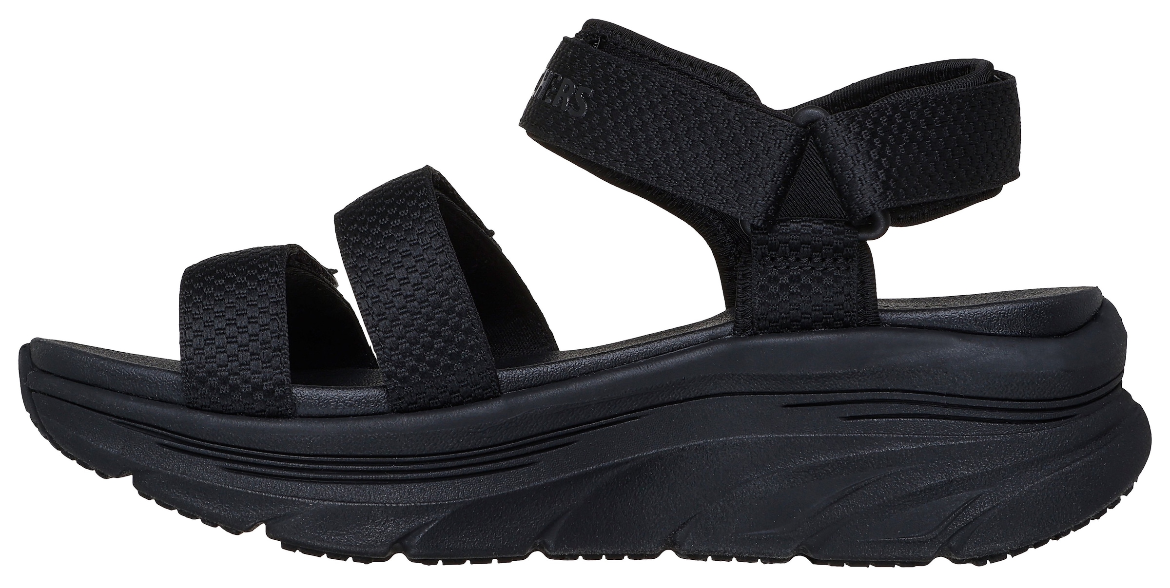 Skechers Sandale »D'LUX WALKER«, Trekkingsandale, Sommerschuh mit Klettverschlüssen