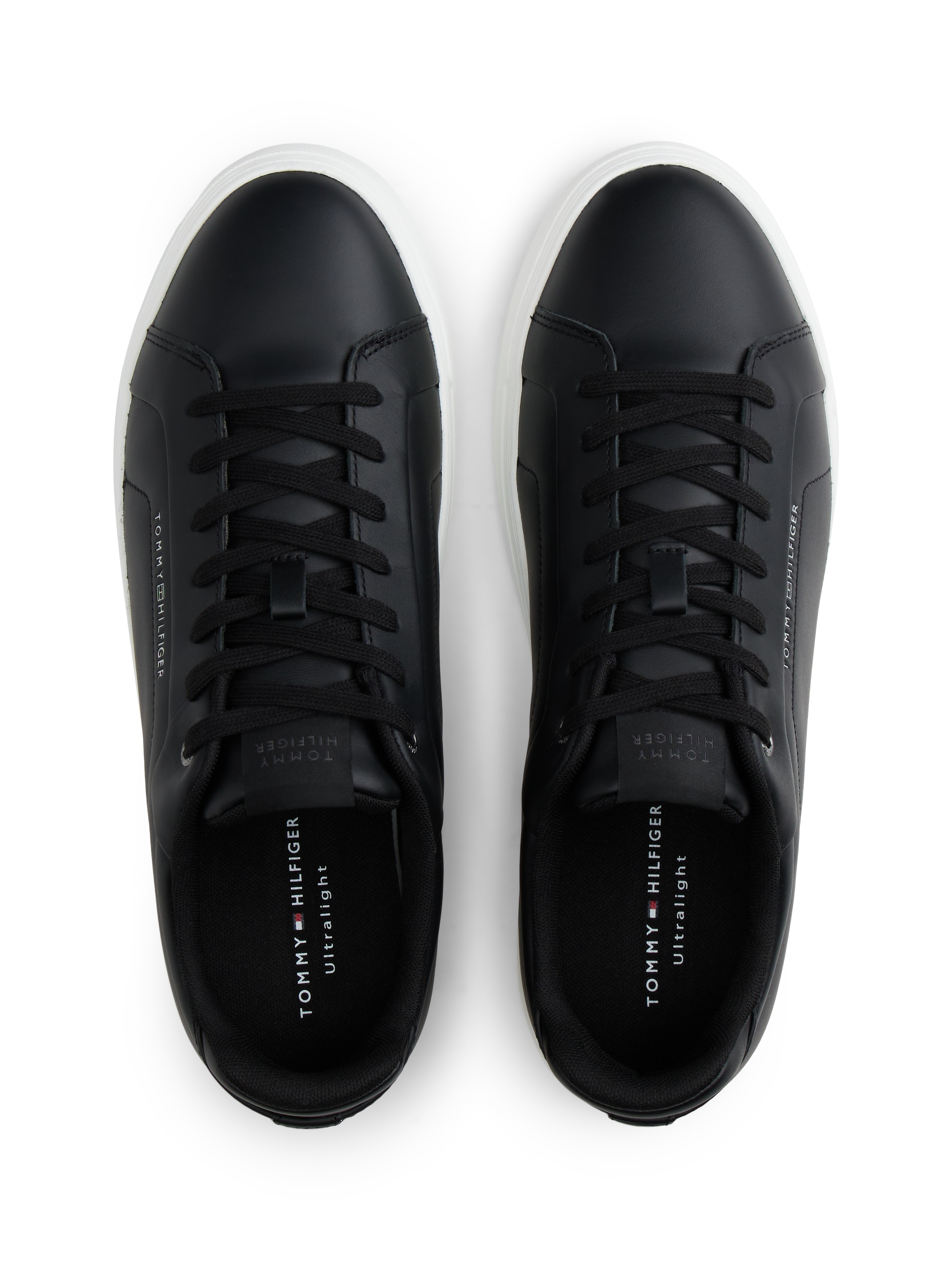 Tommy Hilfiger Sneaker »ICON COURT LIGHT PREMIUM«  , Schnürschuh, Freizeitschuh, Halbschuh mit Ziernähten