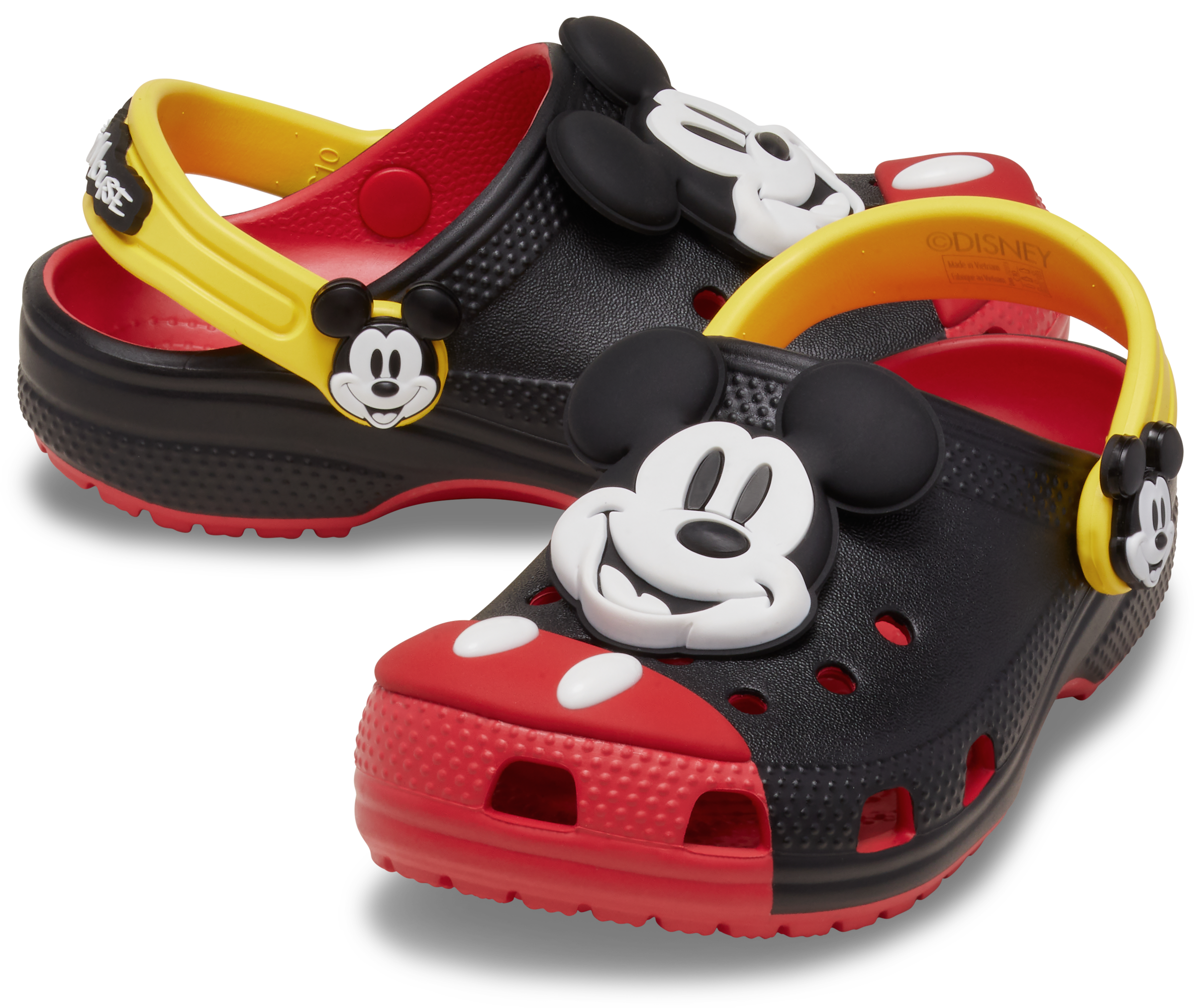 Crocs Clog »Mickey Mouse Classic Clog T«  Sommerschuh, Strandschuh, Hausschuh mit Fersenriemen