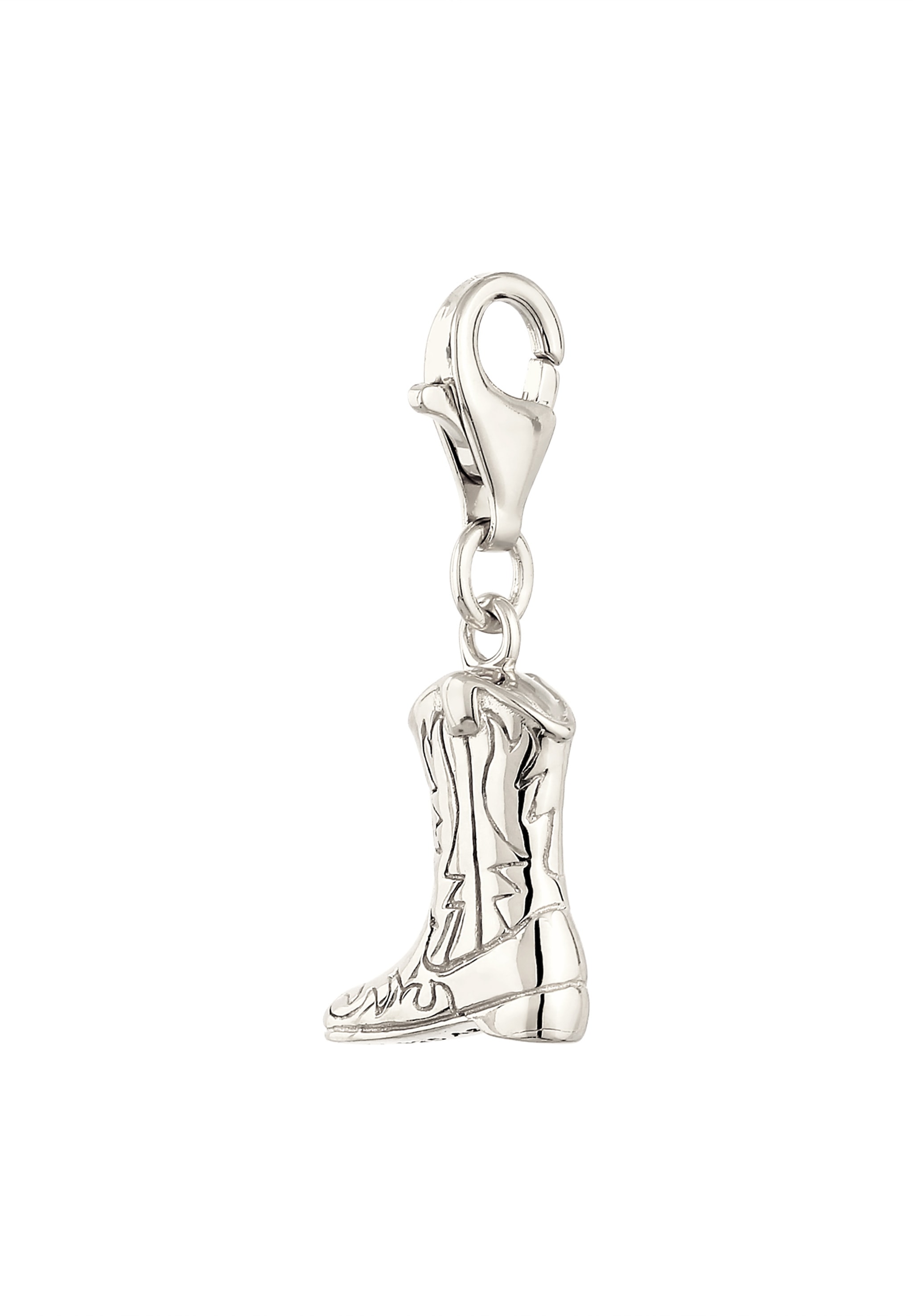Kuzzoi Charm-Einhänger »Charm Western Cowboy Stiefel 925 Sterling Silber«