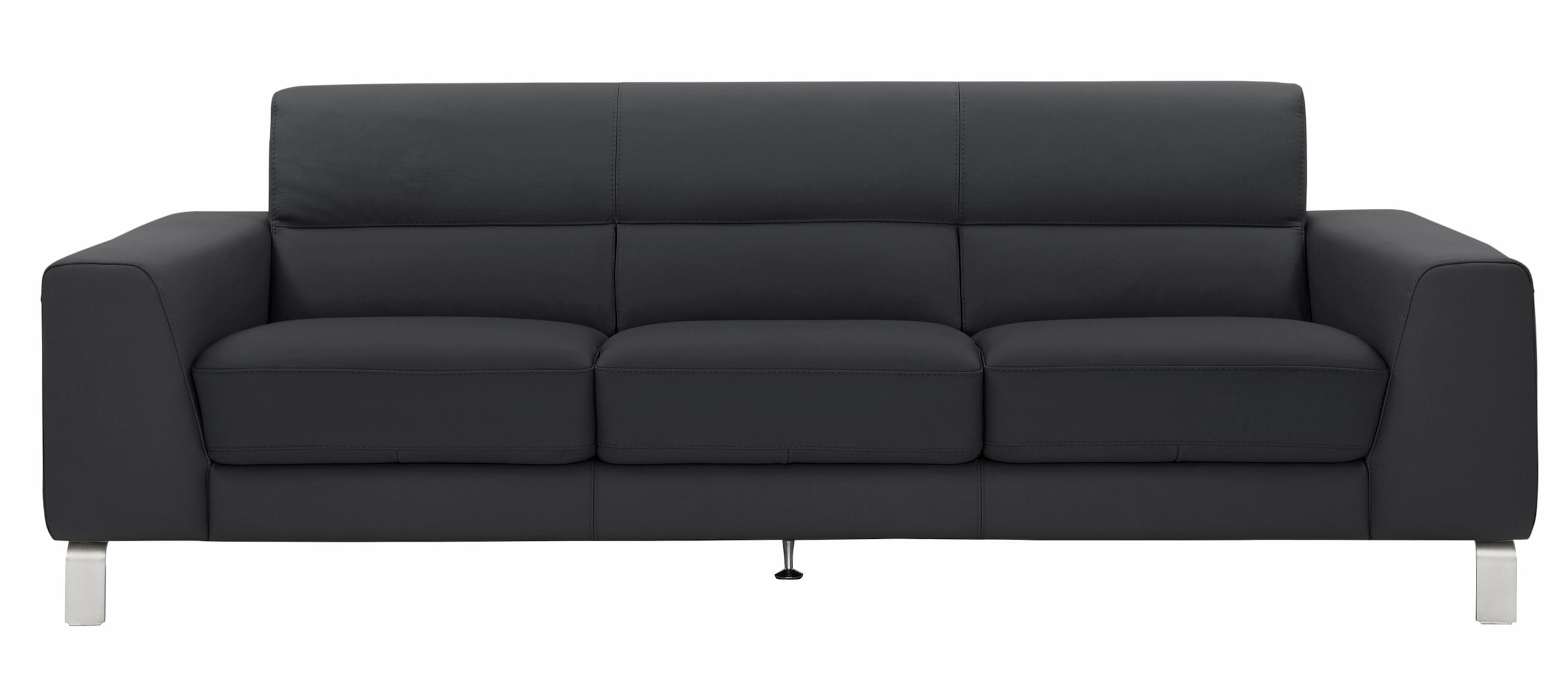 CALIA ITALIA 3-Sitzer »Simon, toller Sitzkomfort, italienisches Designsofa«, in zwei Lederqualitäten