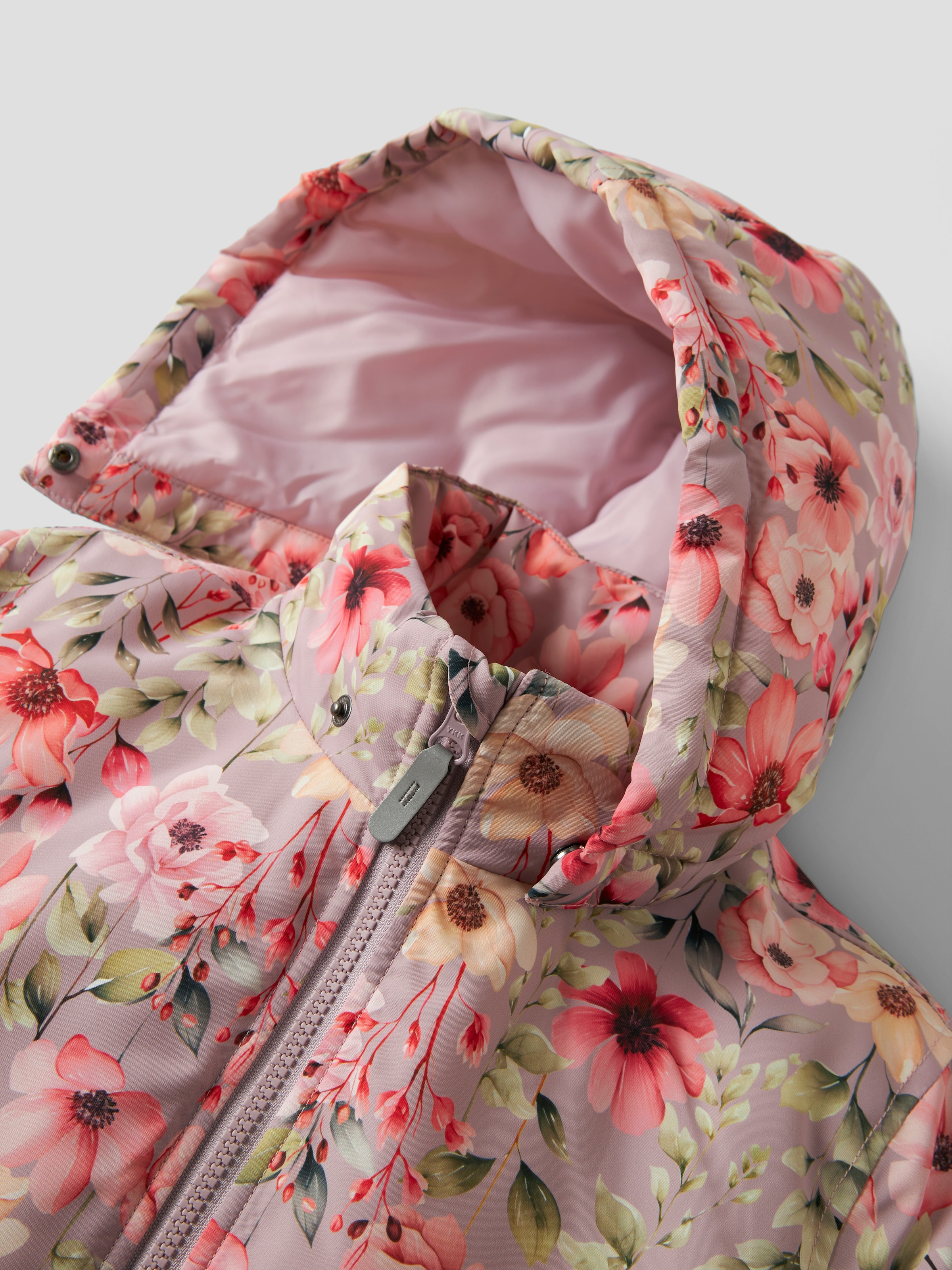 Name It Outdoorjacke »NKFMAXI PA JACKET AOP NOOS«, mit Kapuze