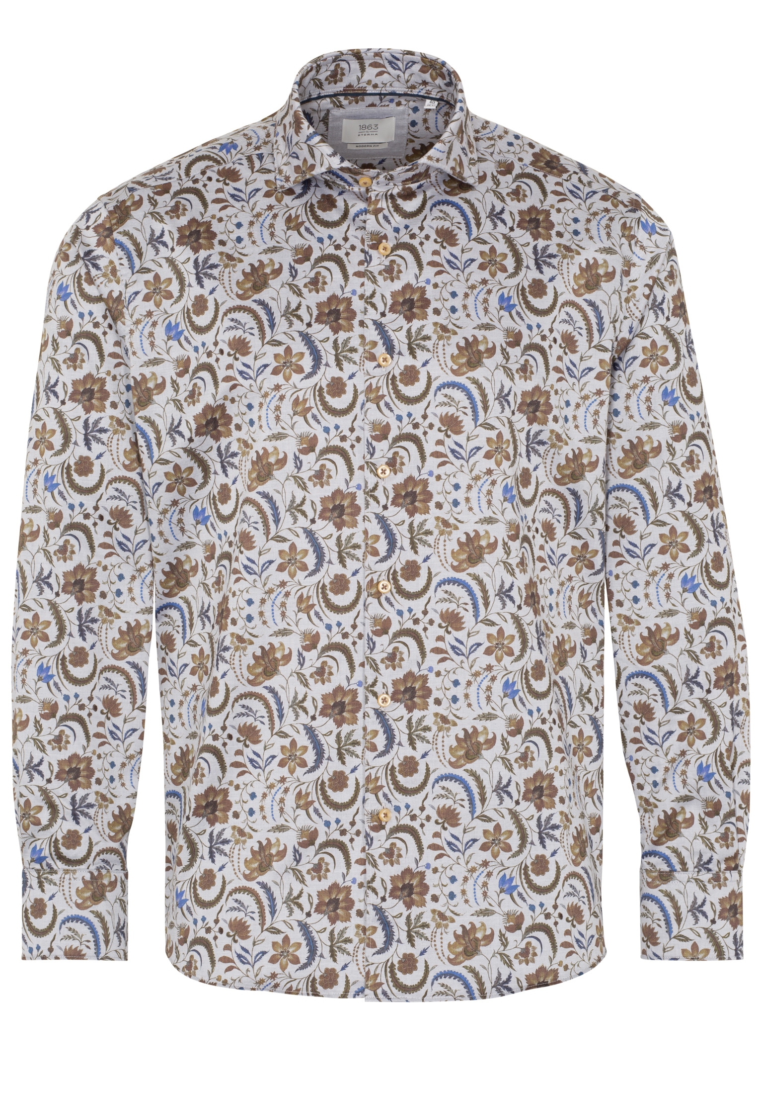 Eterna Langarmhemd »MODERN FIT« EASY IRON (bügelleicht)