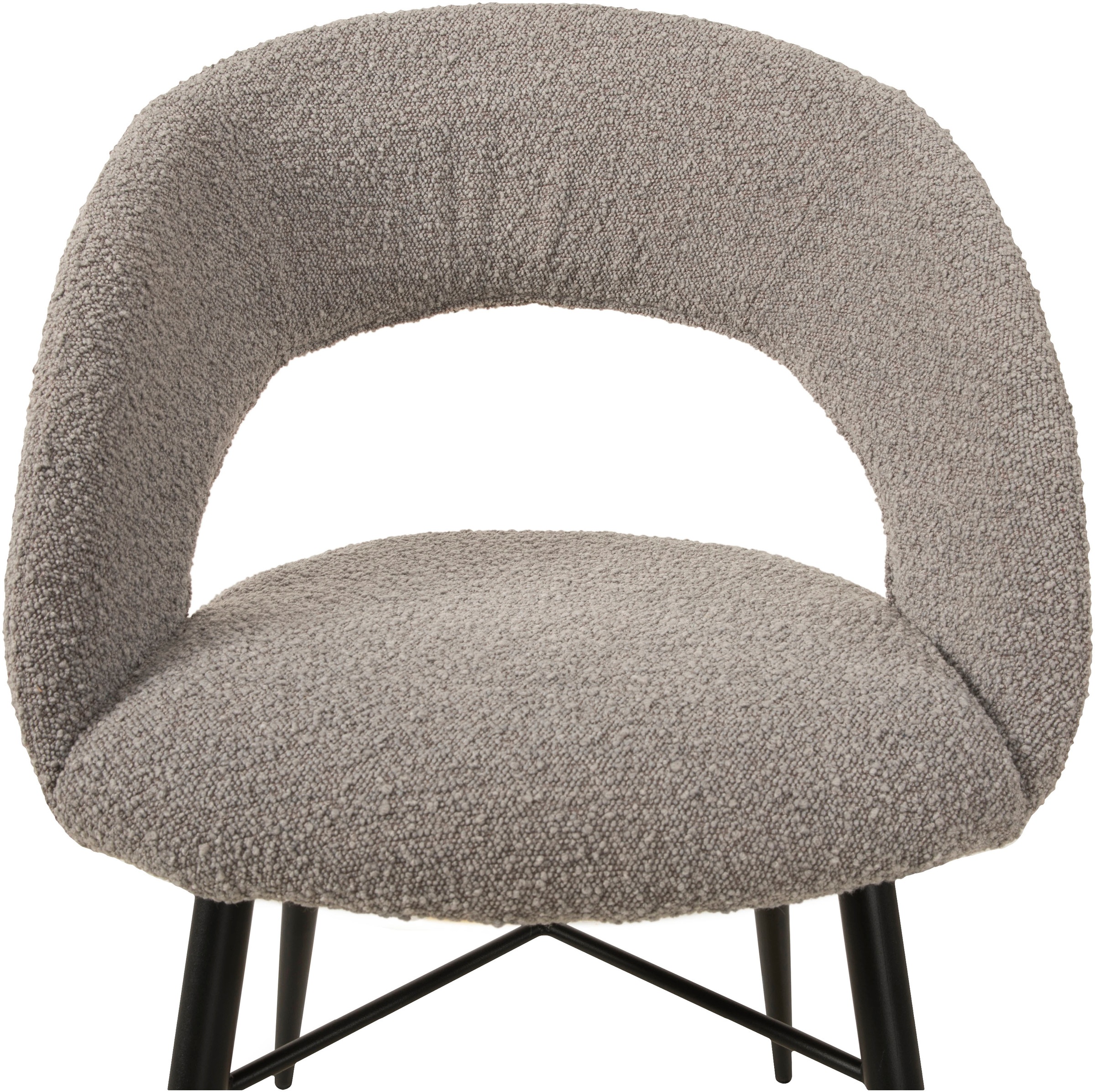 OMG Design Esszimmerstuhl »Marley«, (Set), 1 St., Stoff, mit modernem Cut-Out, Bouclé Bezug