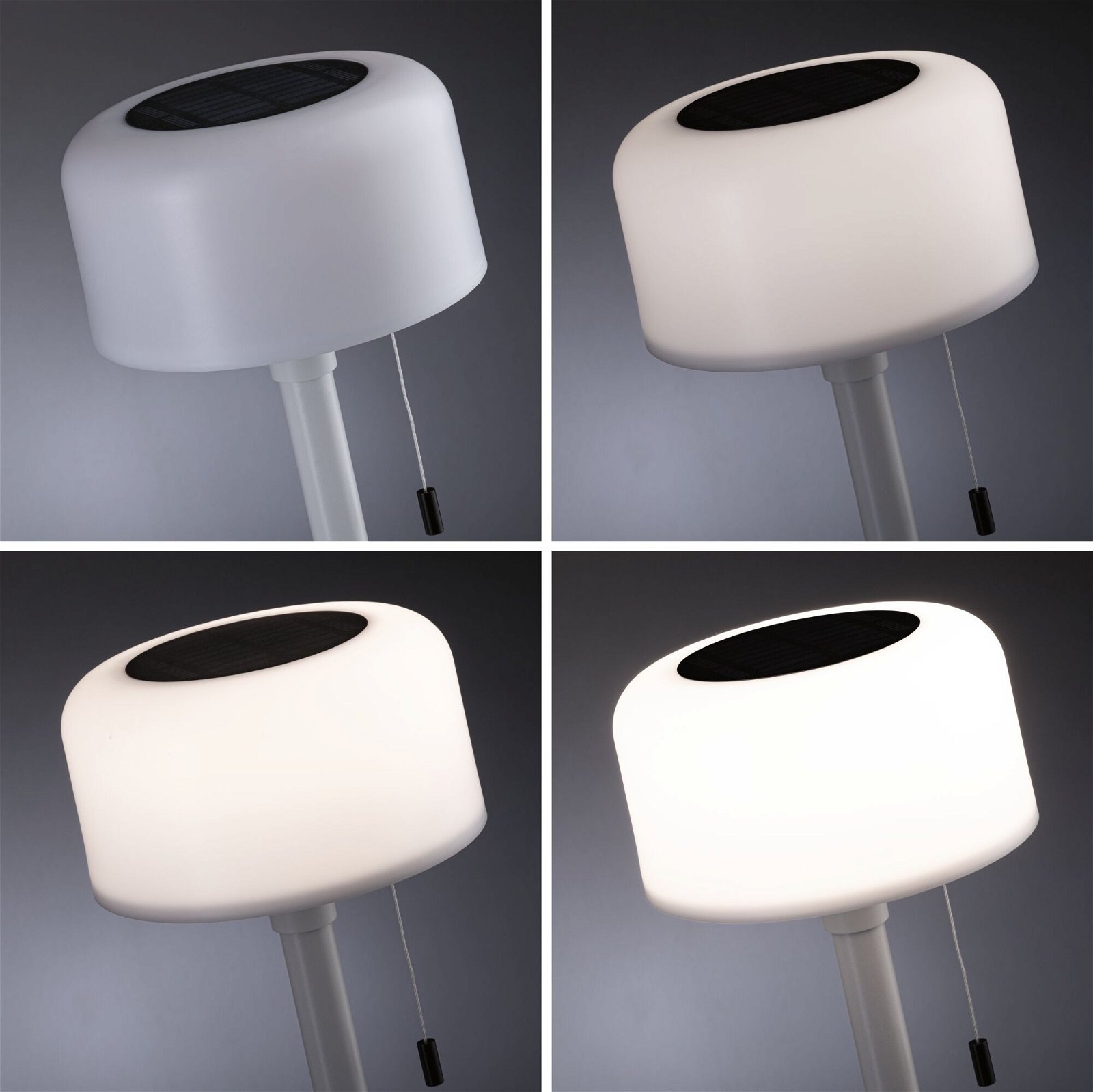 Paulmann LED Außen-Tischleuchte »Mobile Solar Bartja IP44 2700K USB-C Akku«, 1 flammig