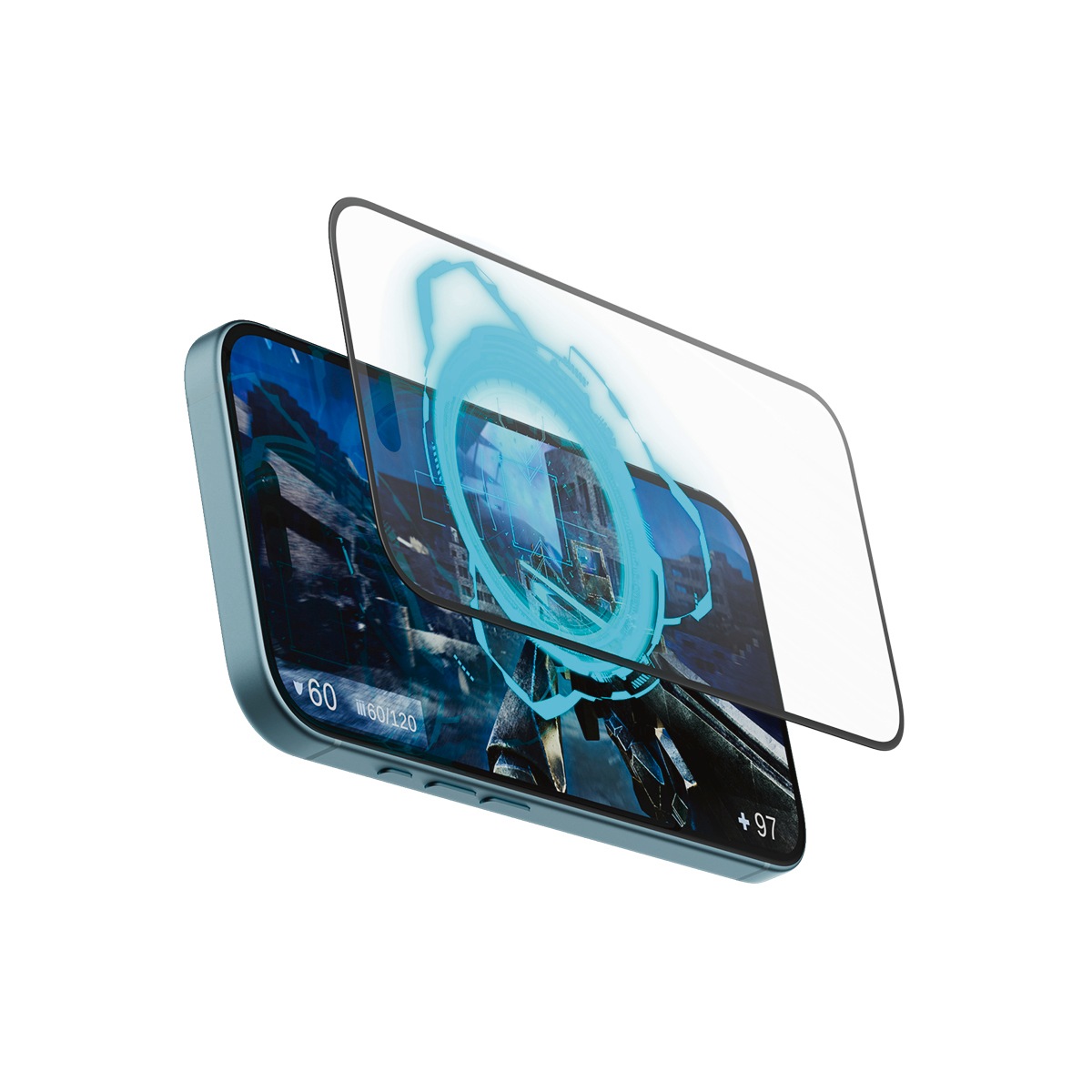 PanzerGlass Displayschutzglas »Gaming Screen Protection« für Apple iPhone 16;Apple iPhone 15 Displayschutzfolie, Schutzfolie, Bildschirmschutz, kratz- & stoßfest