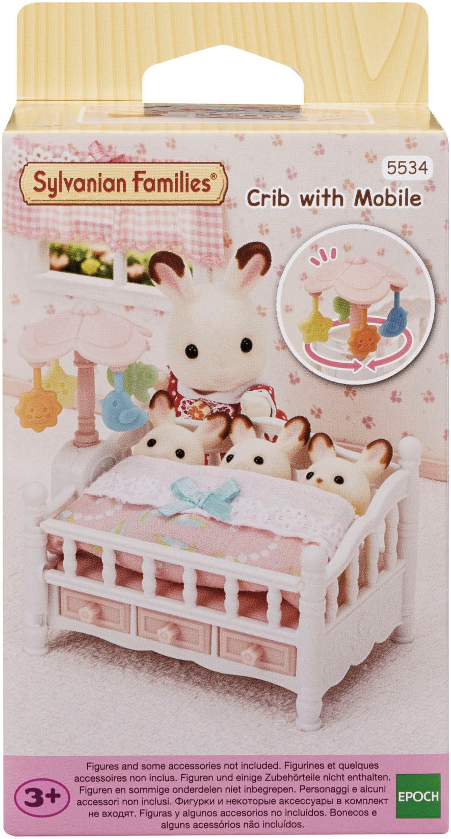 Sylvanian Families Spielwelt »Babybett mit Mobile (5534)«