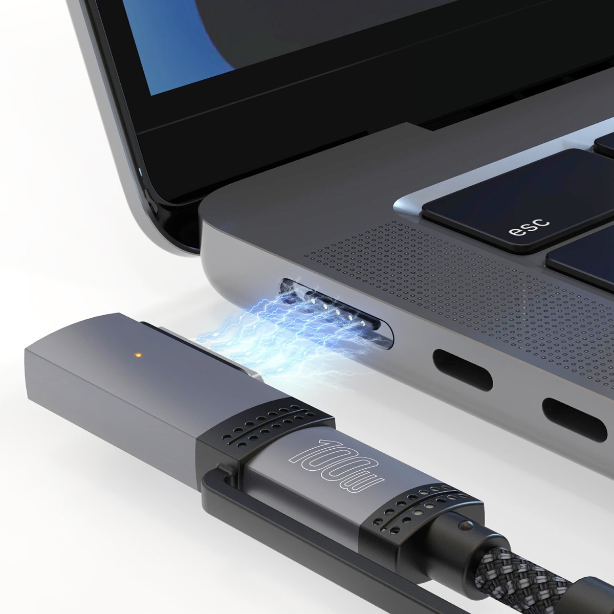 4smarts USB-Kabel »MagSafe 3 Adapter und USB-C Kabel ComboCord 100W 2m«, USB-C