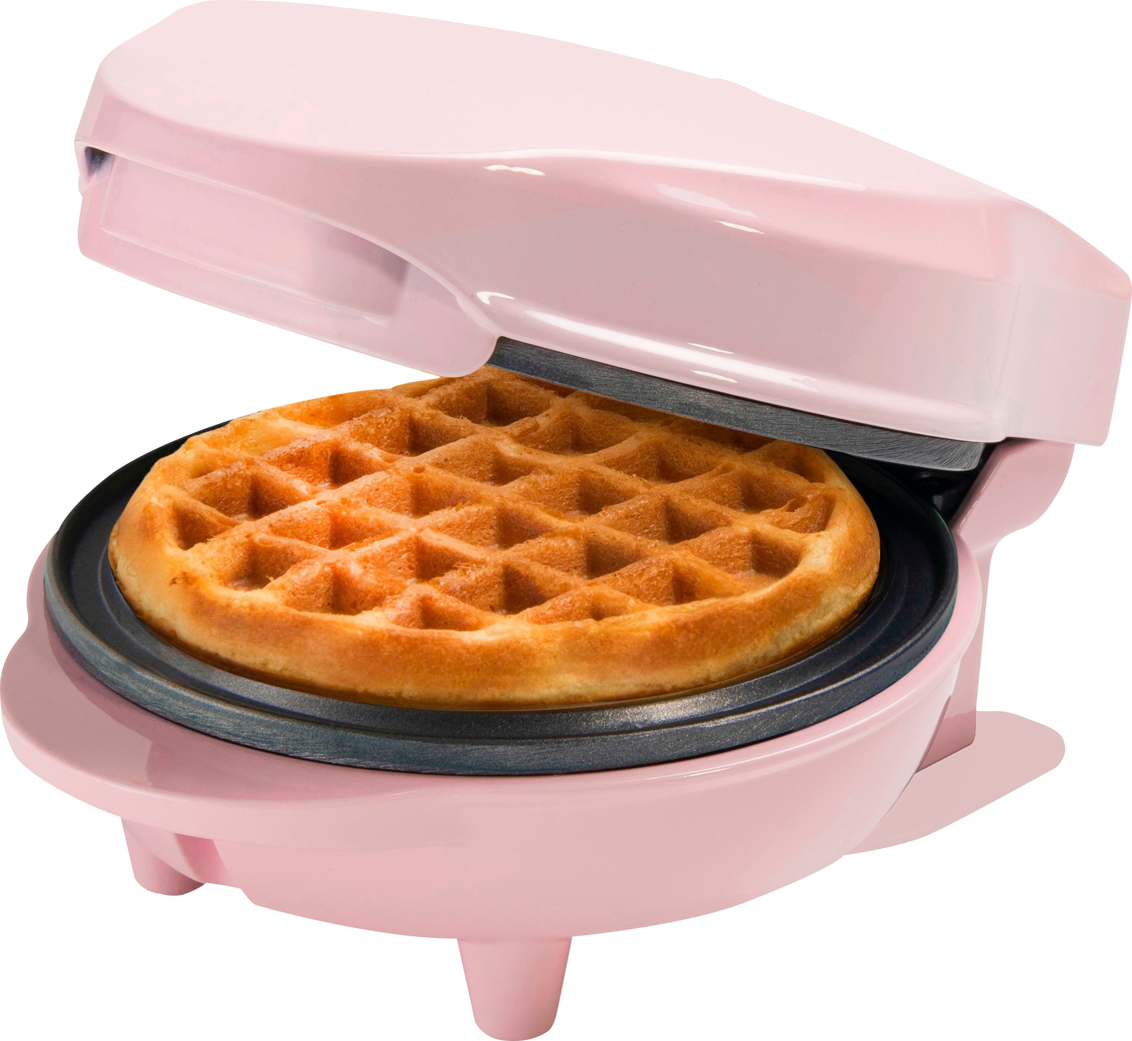 bestron Waffeleisen »AMW500 Mini«, 550 W, für klassische Waffeln, kleiner Waffelmaker mit...