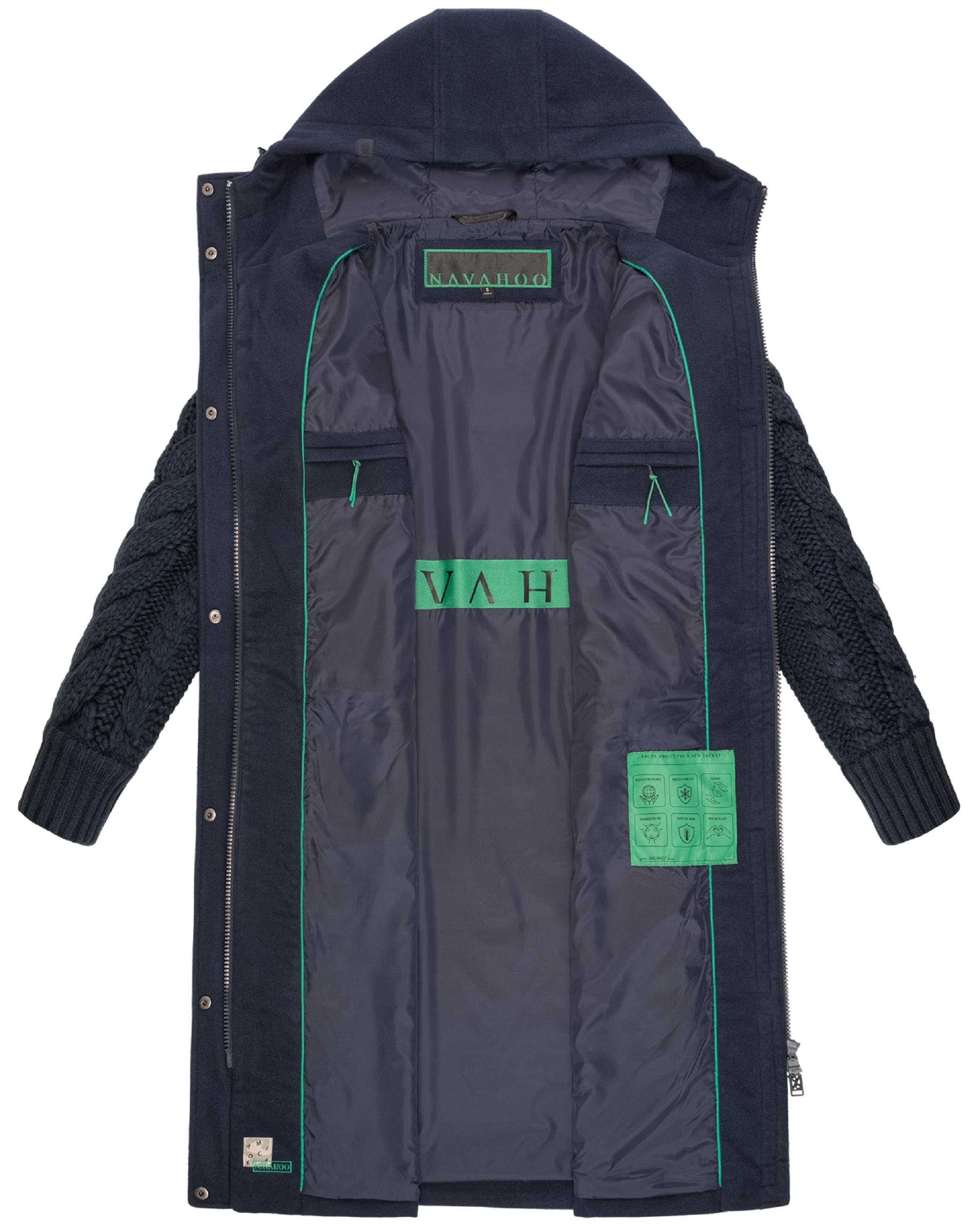 Navahoo Kurzmantel »Wintermantel Knit Babe 14«