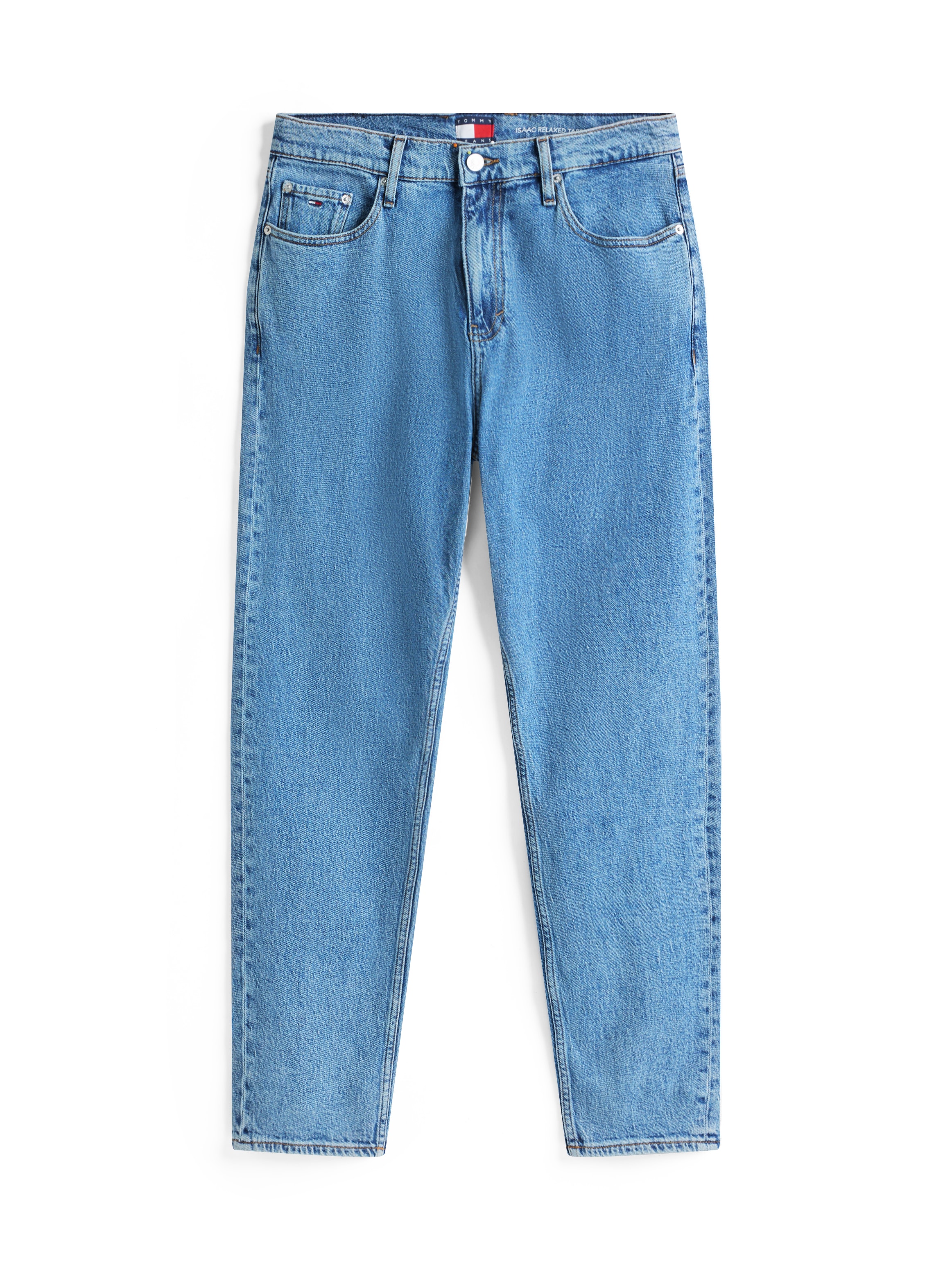 Tommy Jeans Gerade Jeans »Isaac Relaxed Tapered«, Mit Gürtelschlaufen