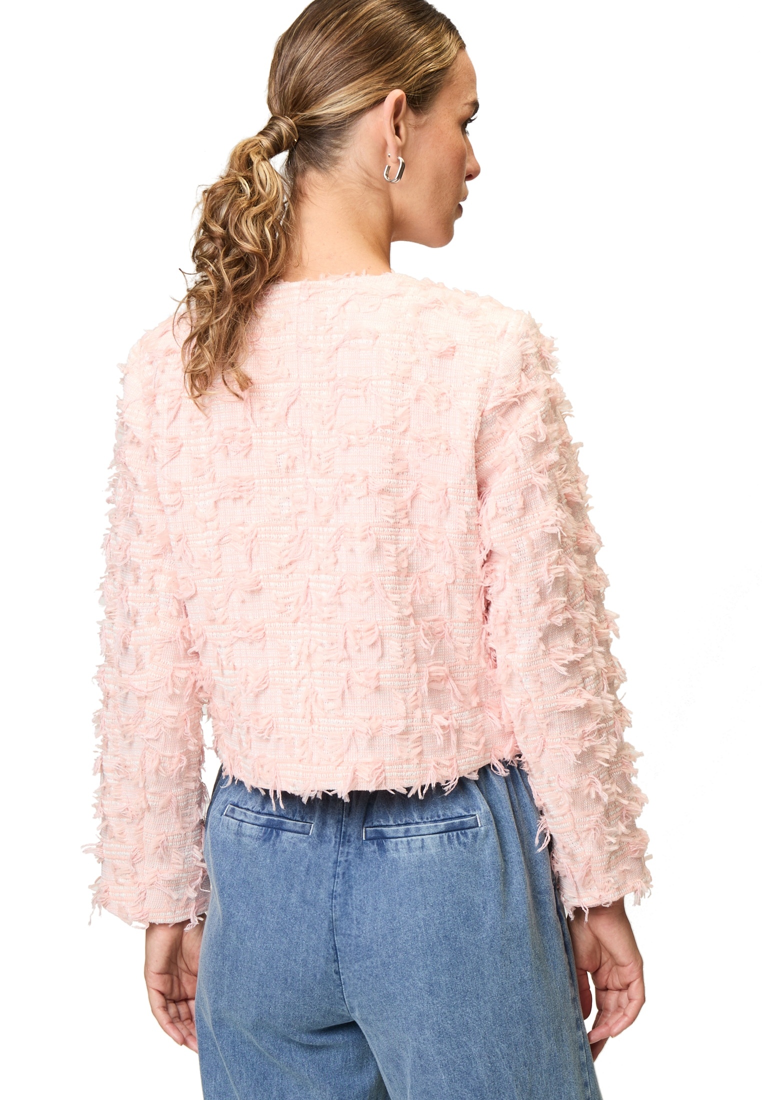 Zero Jackenblazer »Bouclè-Blazer mit Klappentaschen«