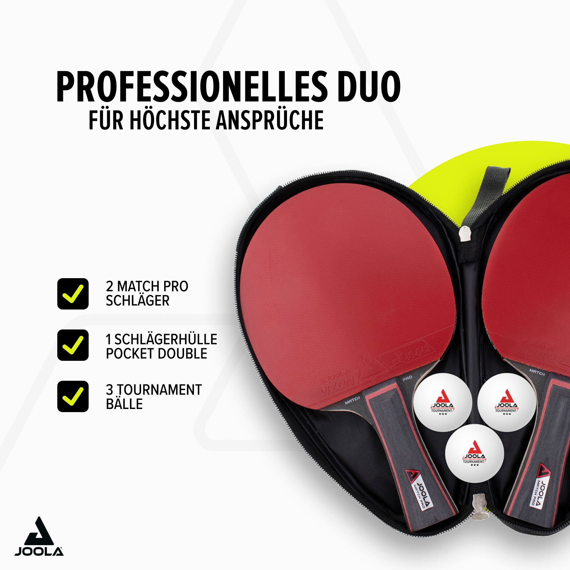 Joola Tischtennisschläger »Tischtennis-Set Duo Pro«