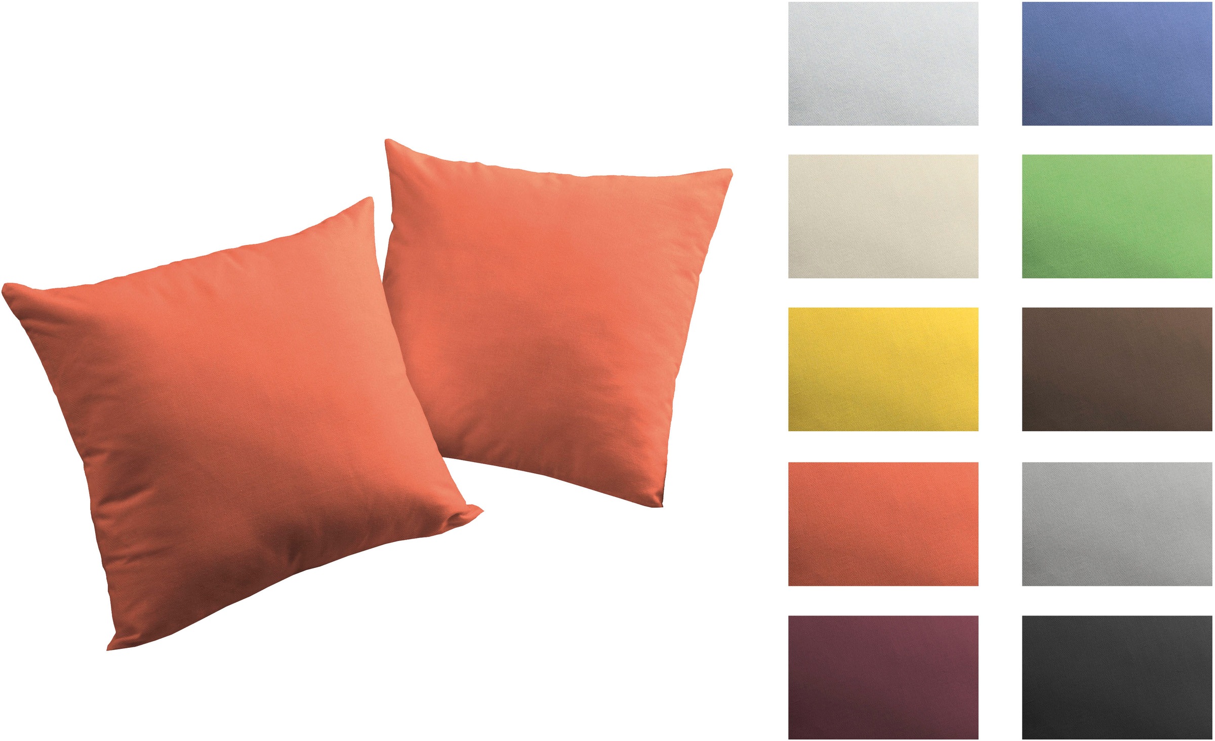 Wirth Dekokissen »SUNBONE« Kissenhülle ohne Füllung, 2 Stück