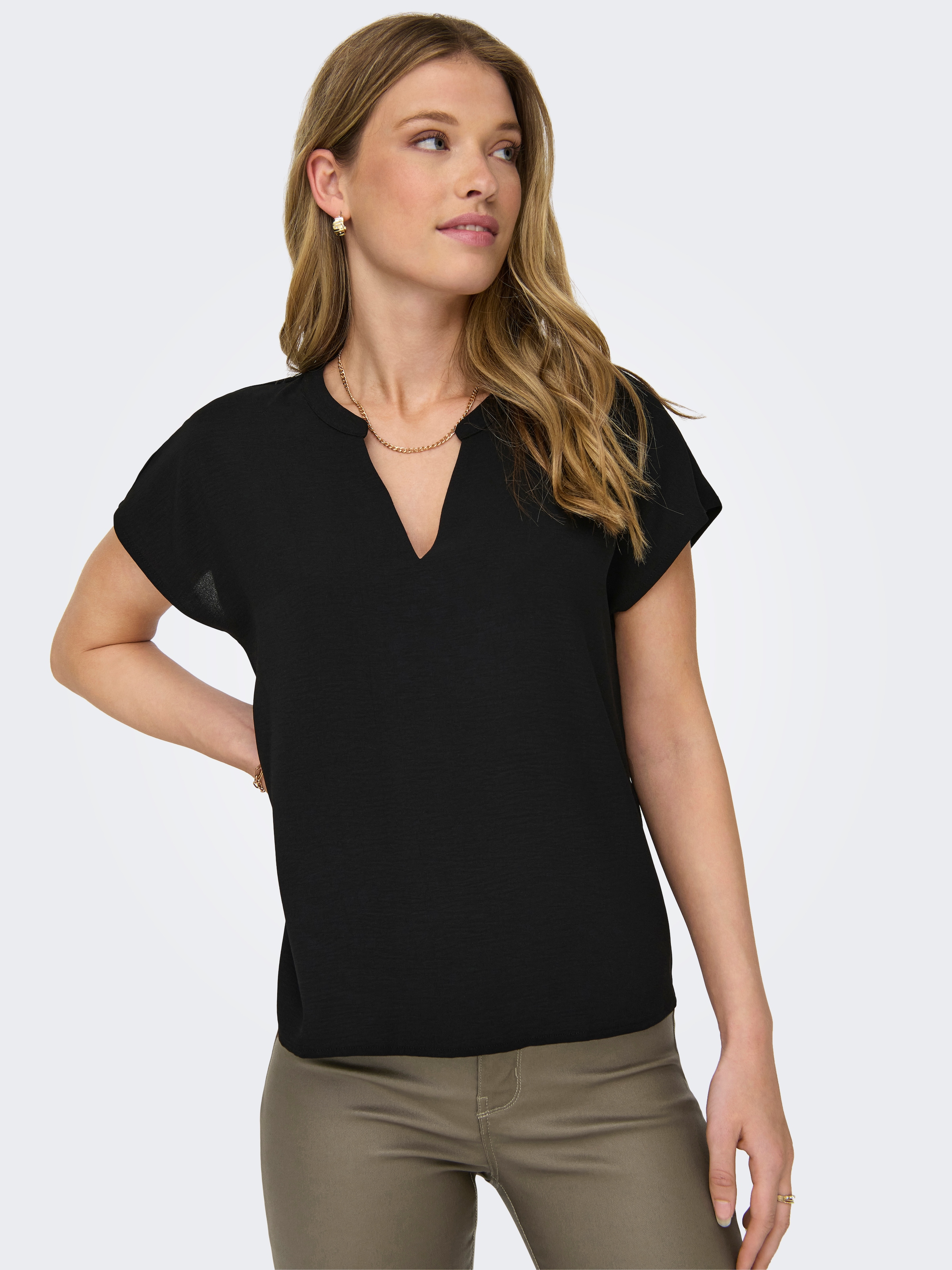 JDY Shirtbluse »JDYLION S/S TOP WVN NOOS«