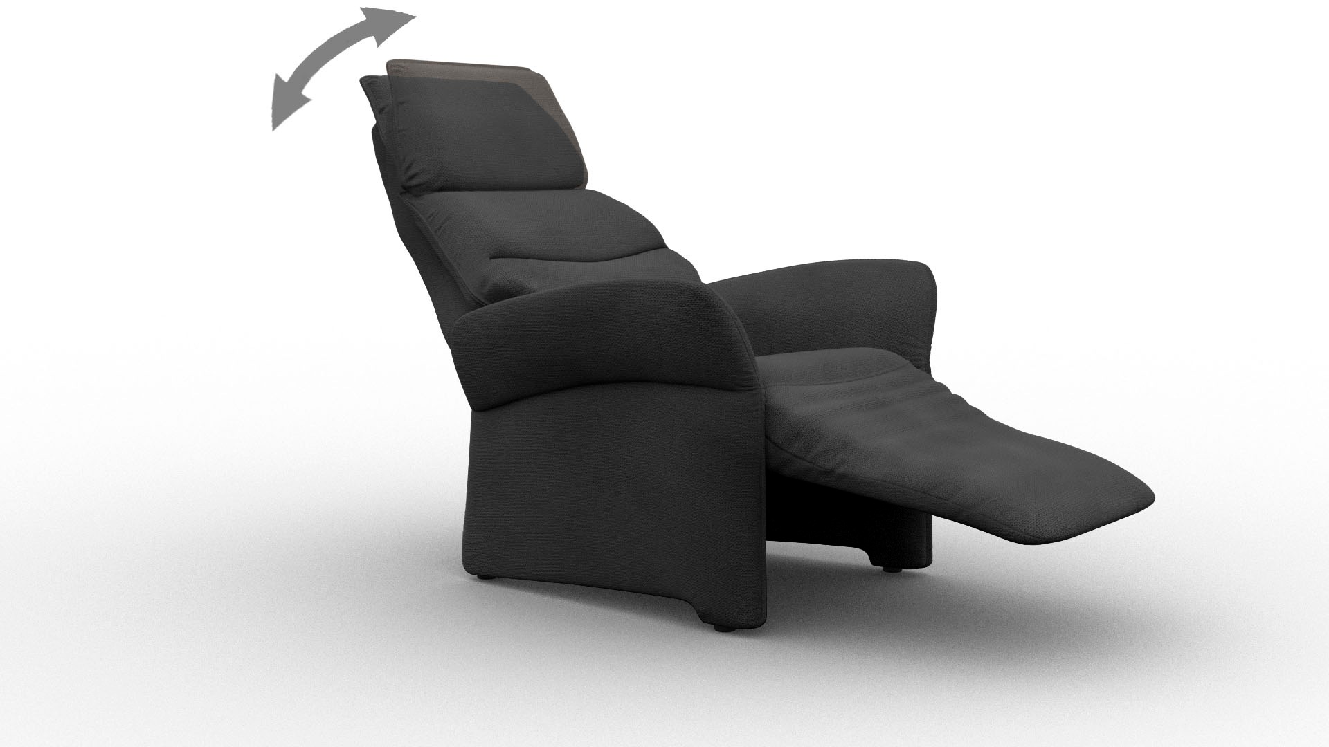 alina Relaxsessel »Savin« in Größe M, Liegefläche 180cm, verstellbar, optional mit Aufstehhilfe