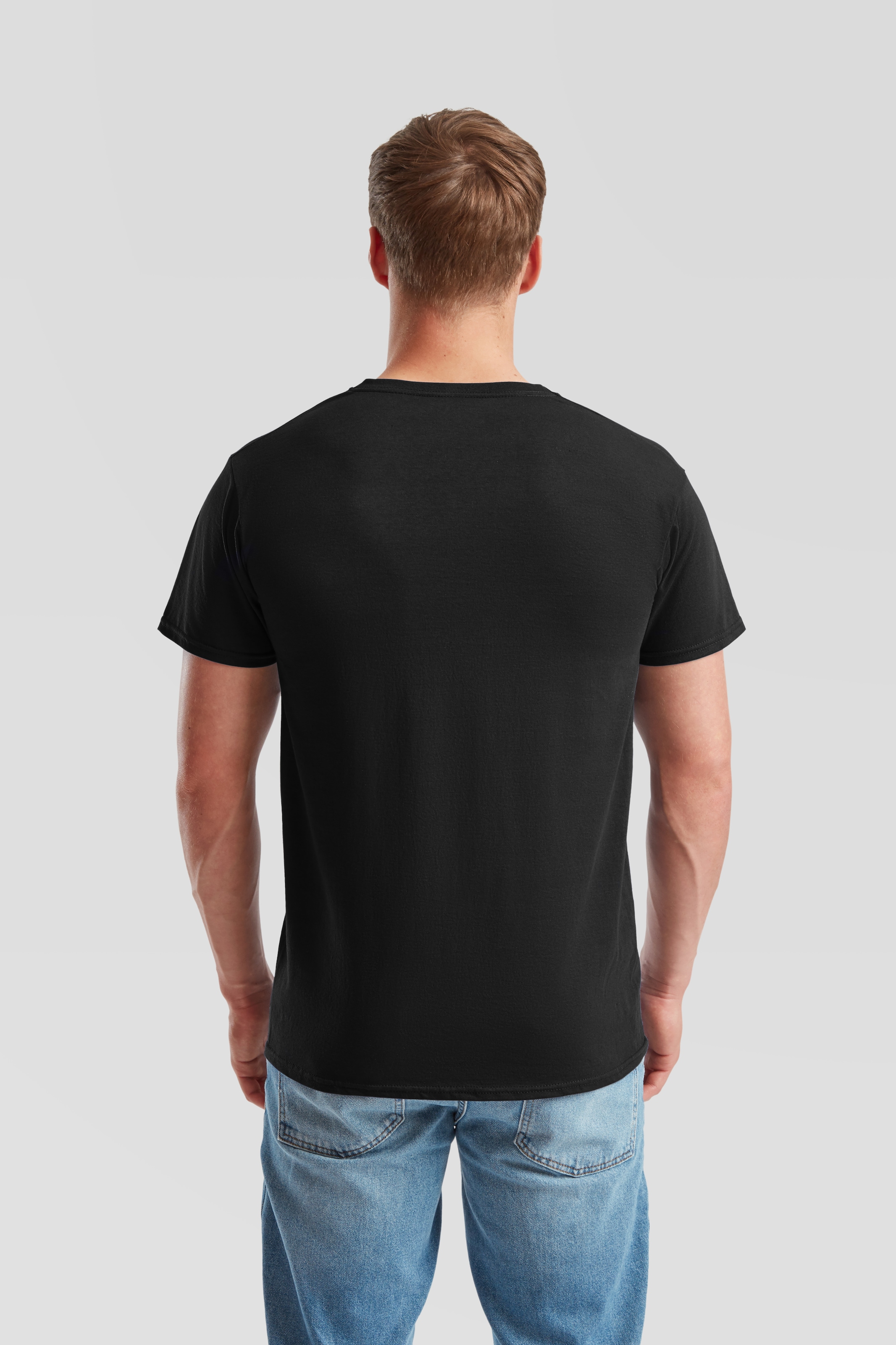 Fruit of the Loom T-Shirt Packung, 6 Stk. tlg. aus Baumwolle, V-Ausschnitt, 6-teilig