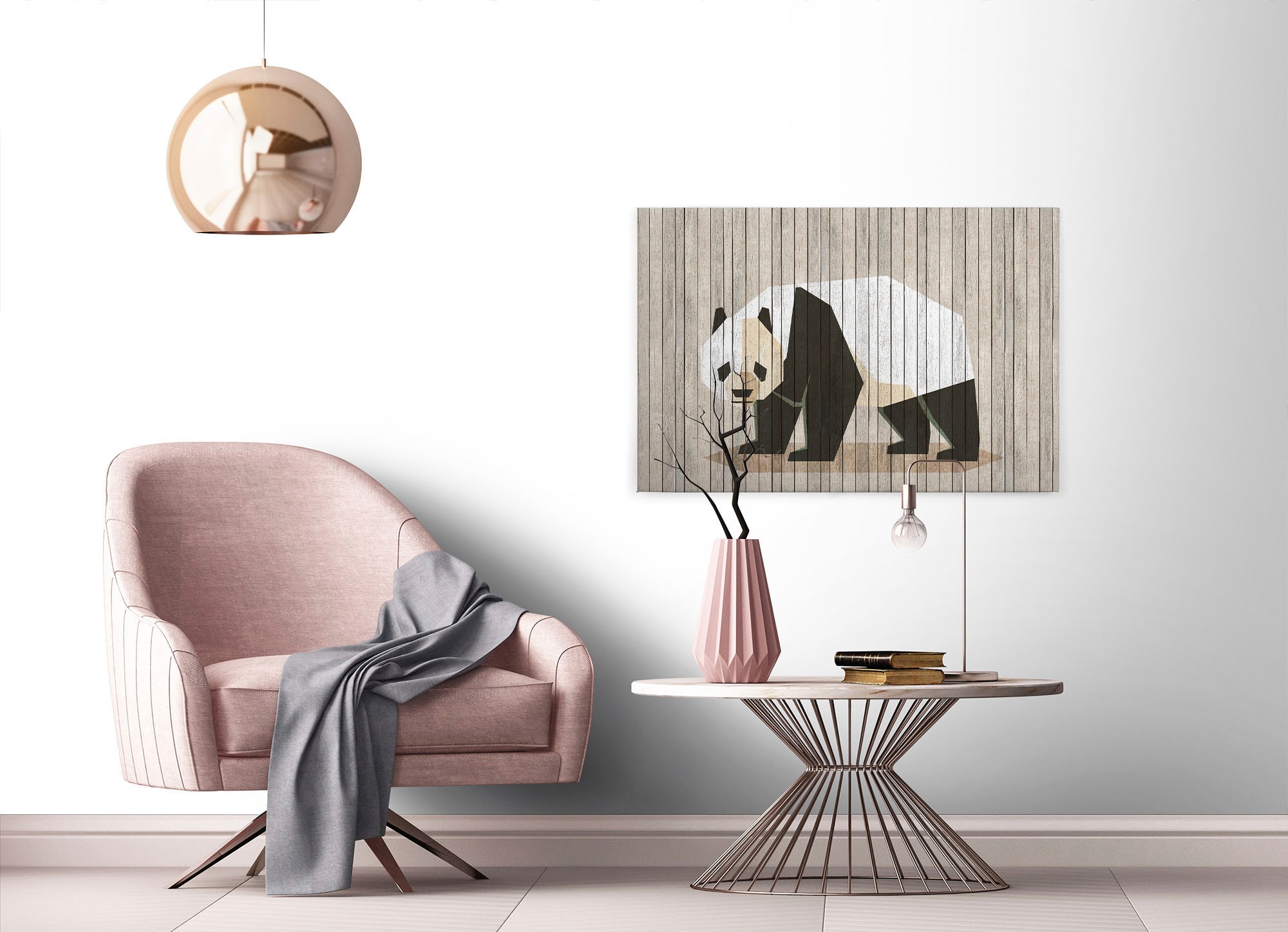 A.S. Création Leinwandbild »born to be wild«, Tiere, (1 St.), Keilrahmen Bild Holzoptik Tiere