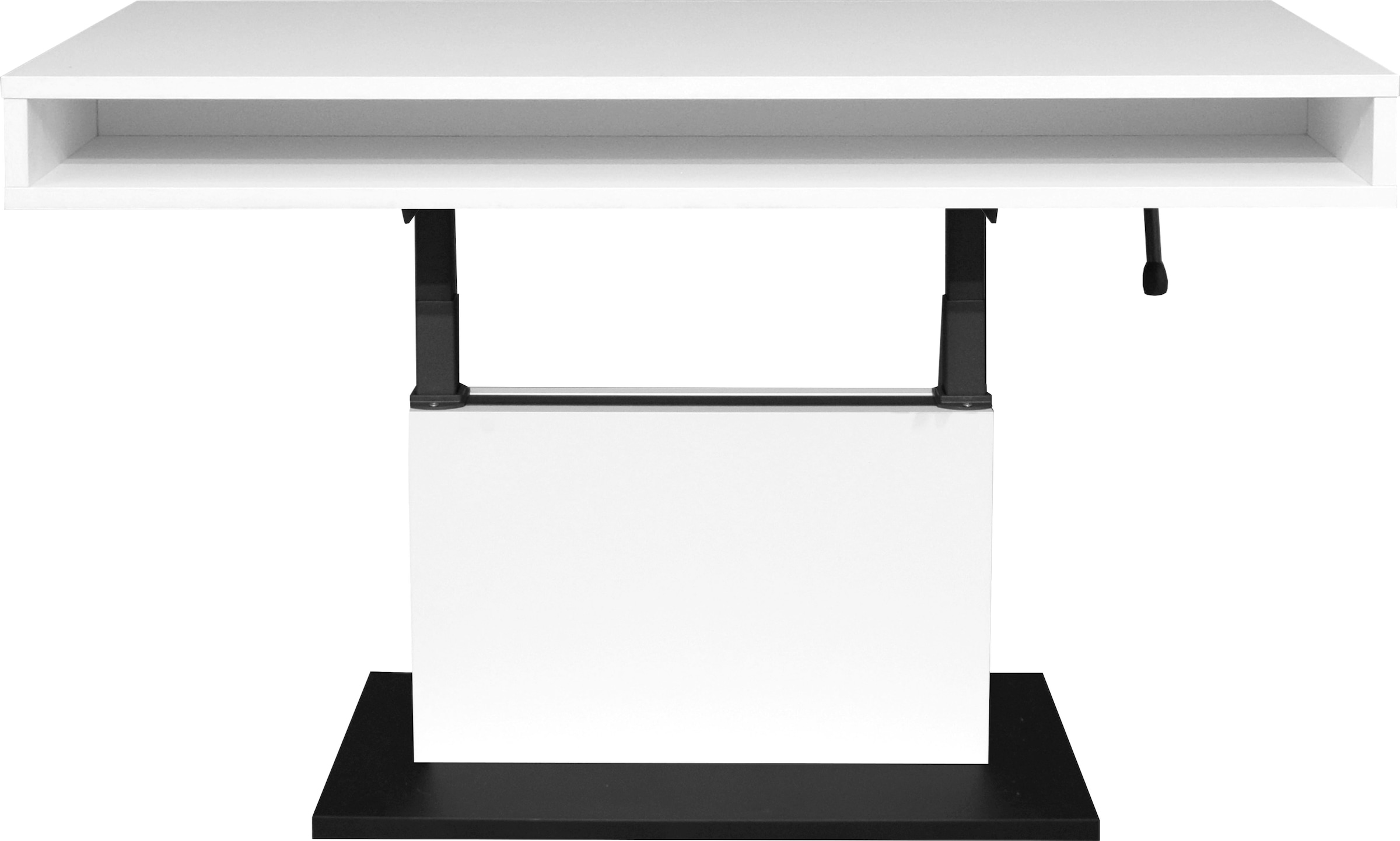 Mäusbacher Couchtisch »Lift Couchtisch«, höhenverstellbar von 59-78 cm, Breite 110 cm, Metallgestell