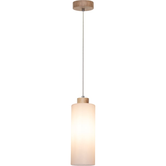 BRITOP LIGHTING Pendelleuchte »ZEFIR«, 1 flammig-flammig, Naturprodukt aus  Eichenholz, Nachhaltig, Hochwertiger Glasschirm online kaufen | mit 3  Jahren XXL Garantie