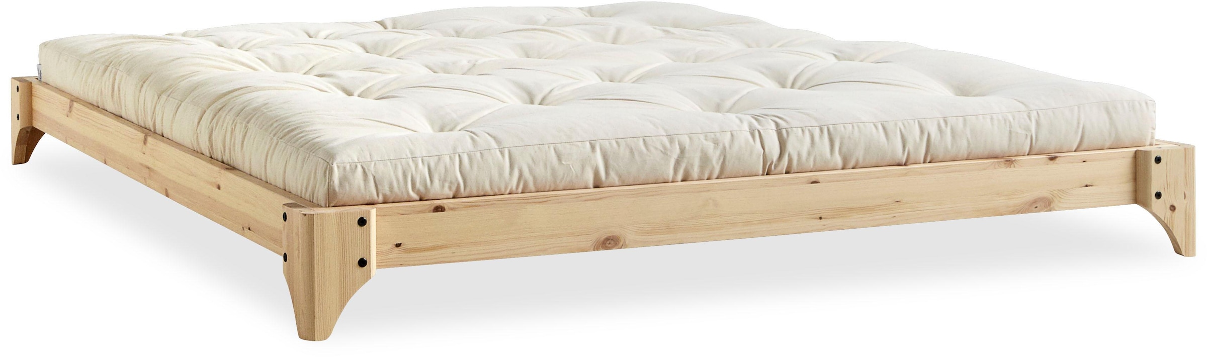 Futonbett »Elan, Jugendbett,zertifiziertes Massivholz,schlichtes, tolles Design«,...