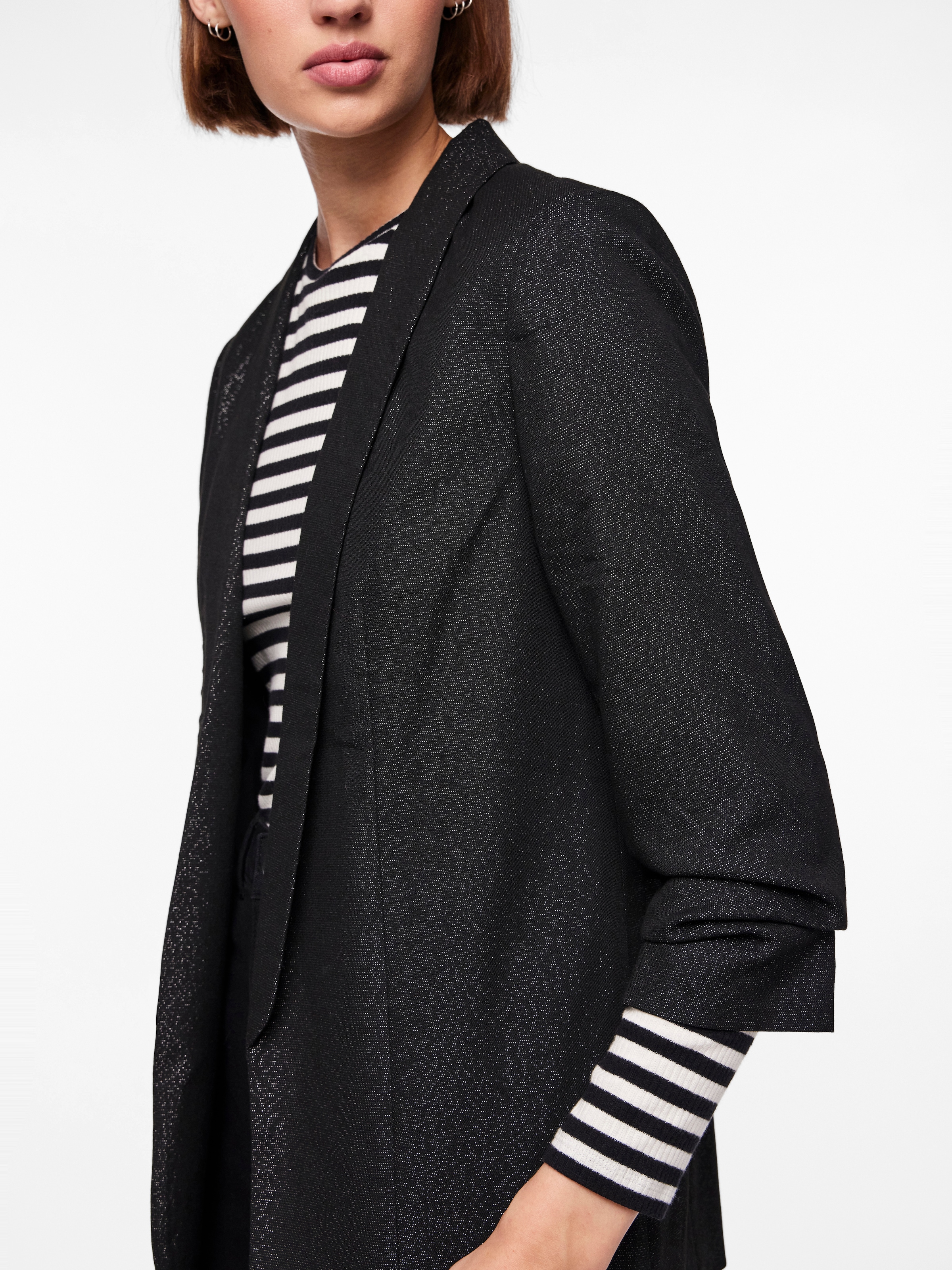 pieces Longblazer »PCBOSELLA 3/4 GLITTER BLAZER NOOS«