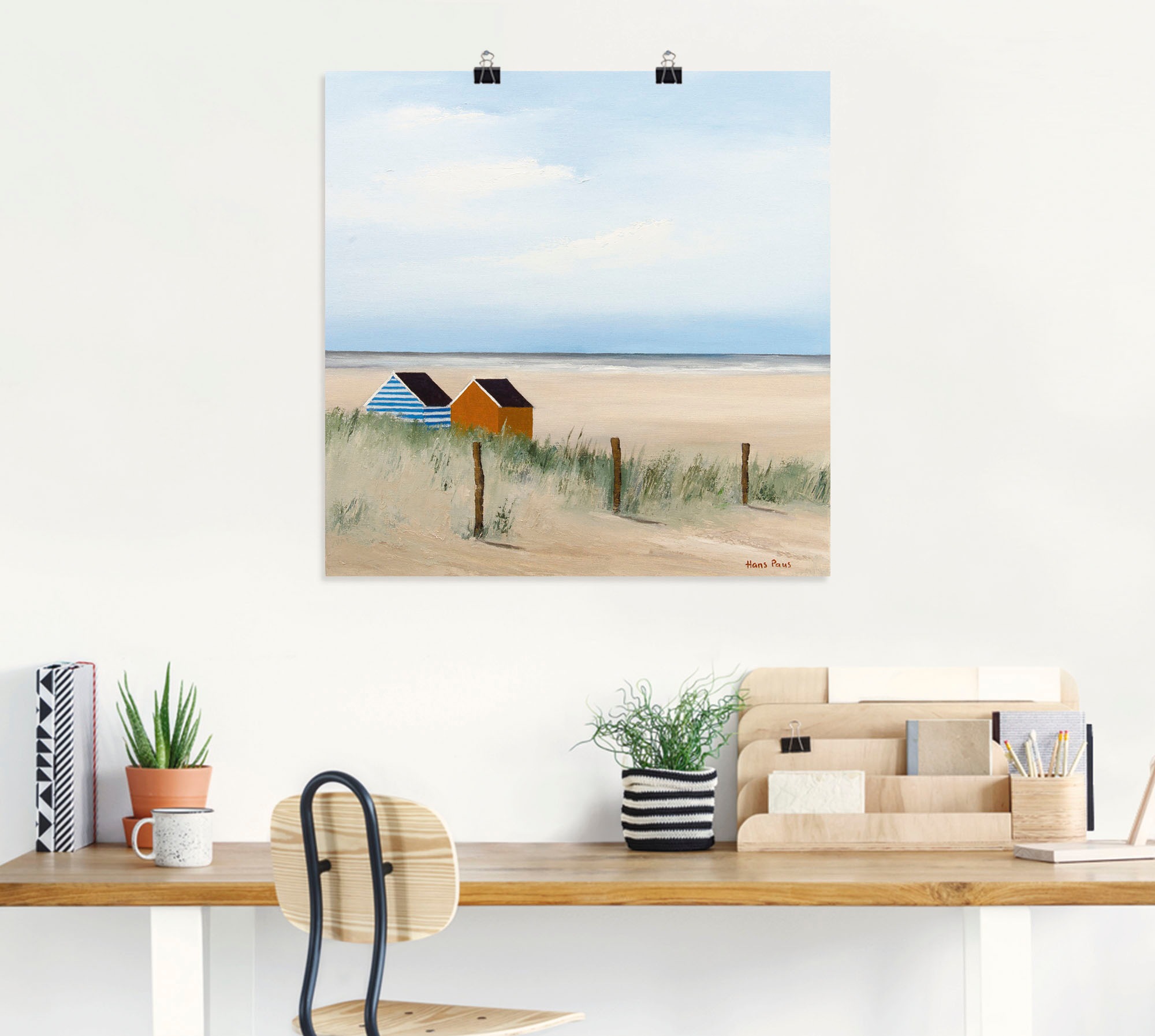 Artland Wandbild »Sonniger Morgen V« Strand 1 Stk. tlg. als Leinwandbild, Poster in verschied. Größen