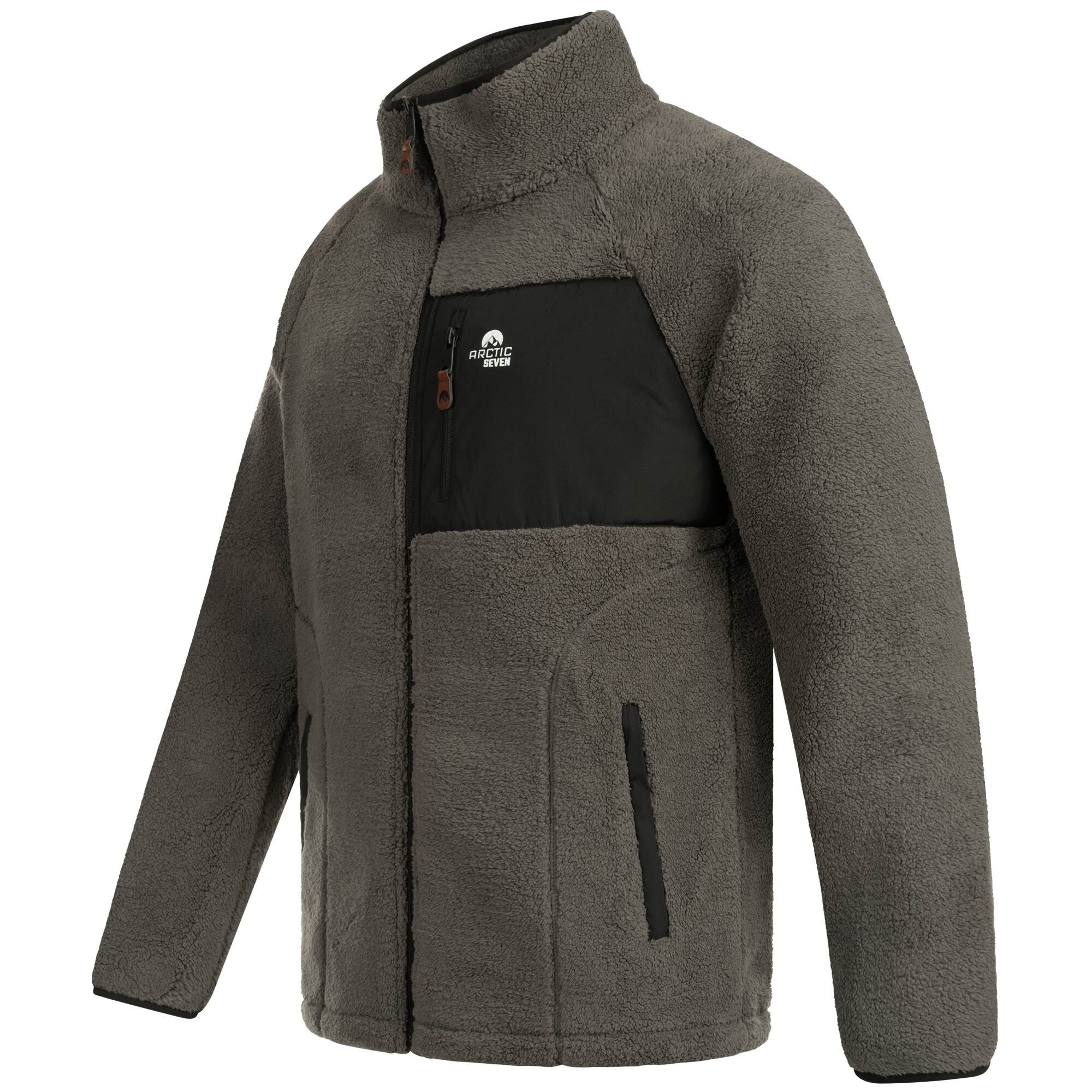 Arctic Seven Fleecejacke »Arctic Seven Herren Sherpa Fleecejacke AS415«