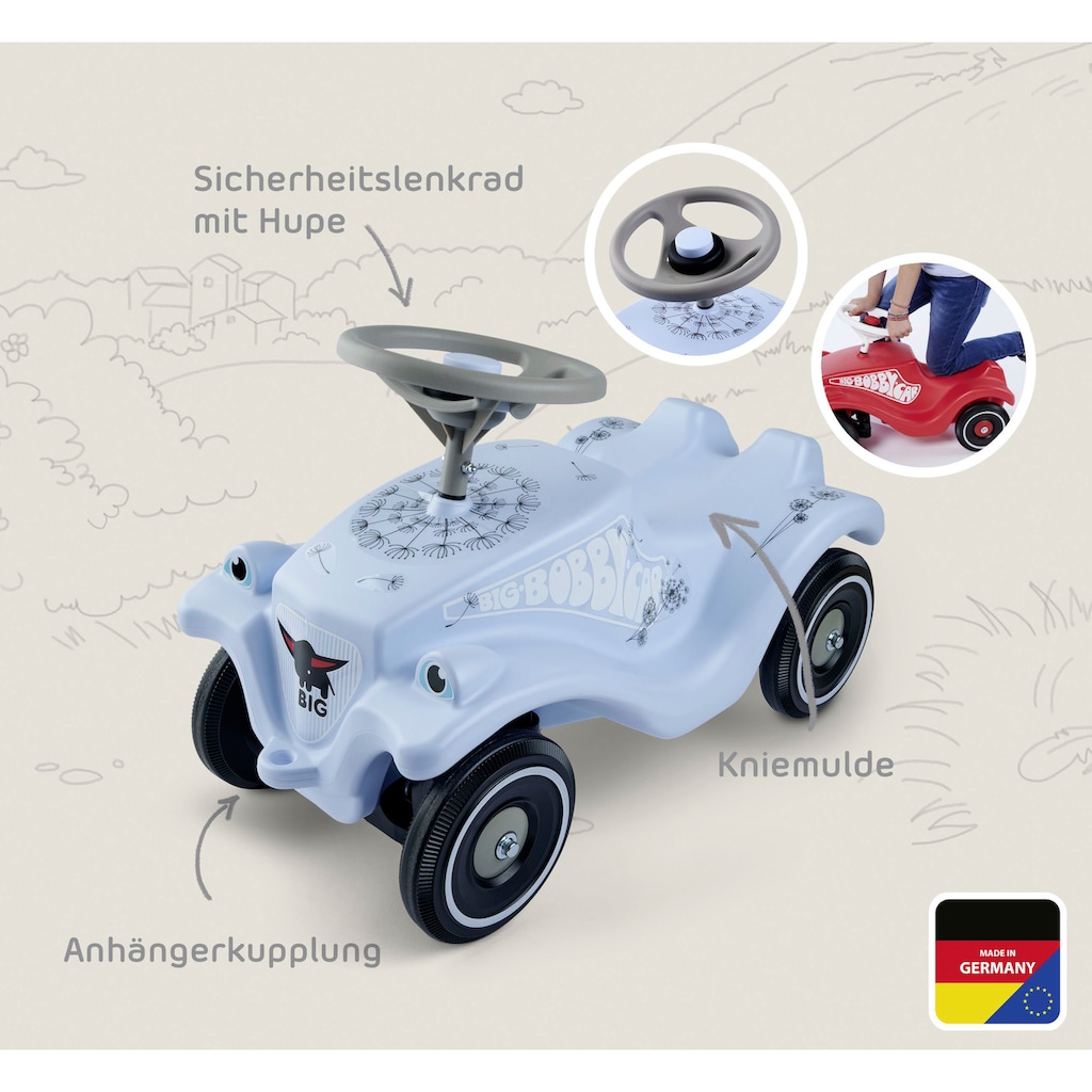 BIG Rutscherauto »BIG Bobby-Car-Classic Blowball, hellblau«, Made in Germany