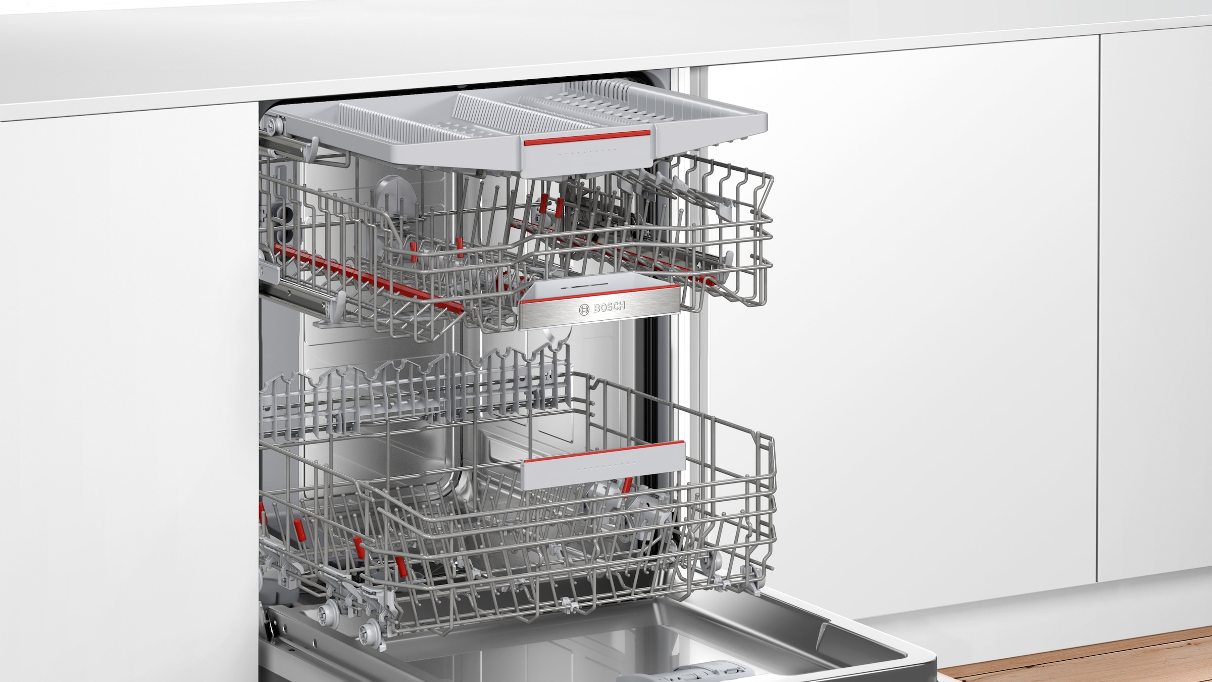 BOSCH Unterbaugeschirrspüler Serie 4 »SMP4ECC71S«, 14 Maßgedecke